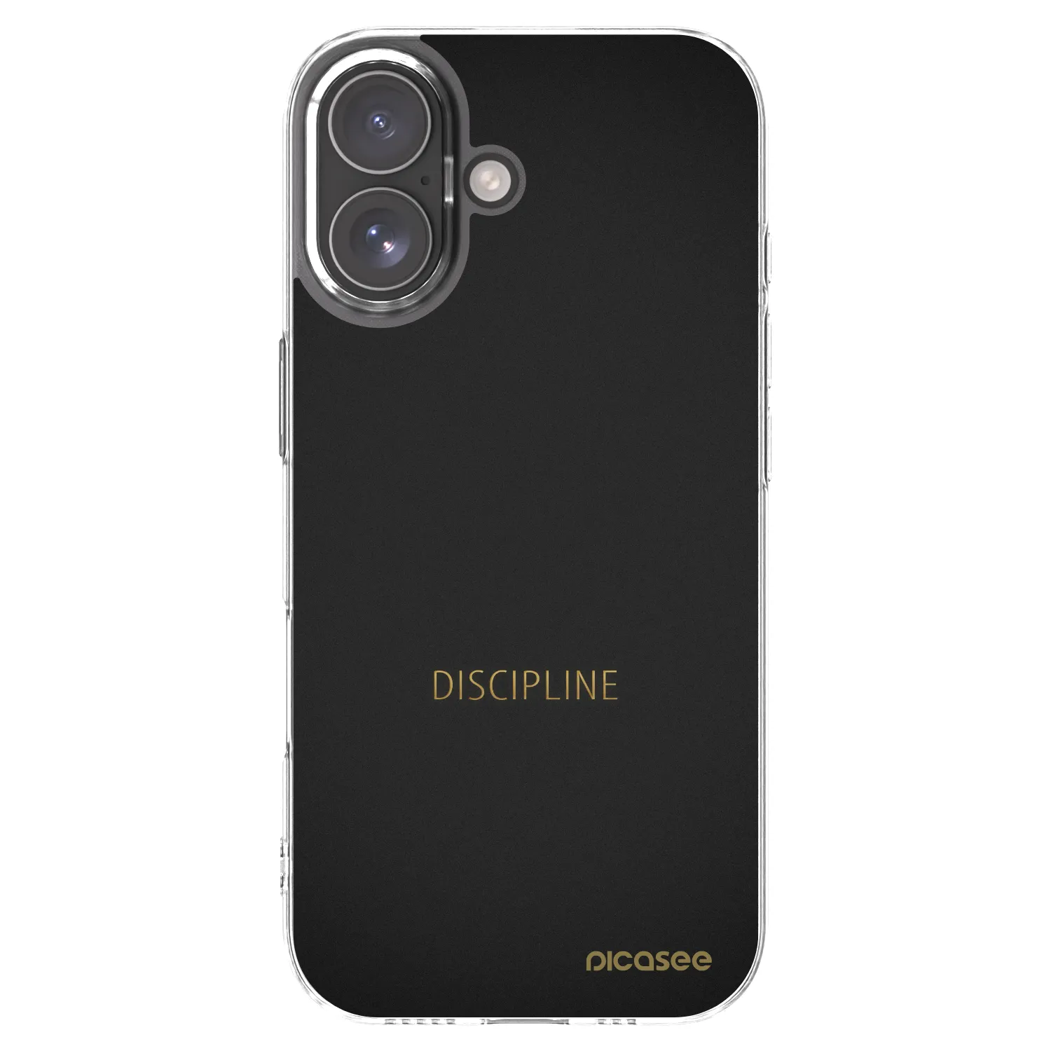 Picasee átlátszó szilikon tok az alábbi mobiltelefonokra Apple iPhone 17 - Discipline
