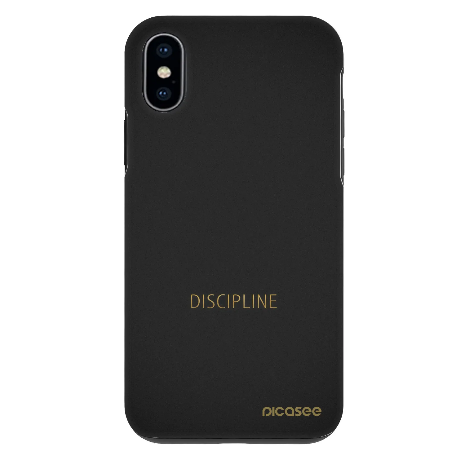 Picasee Fashion Case Apple iPhone X/XS - Discipline
