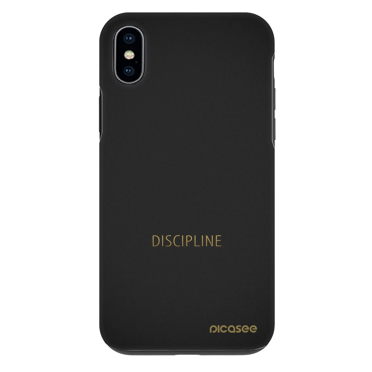 Picasee Fashion Case Apple iPhone XS Max - Discipline