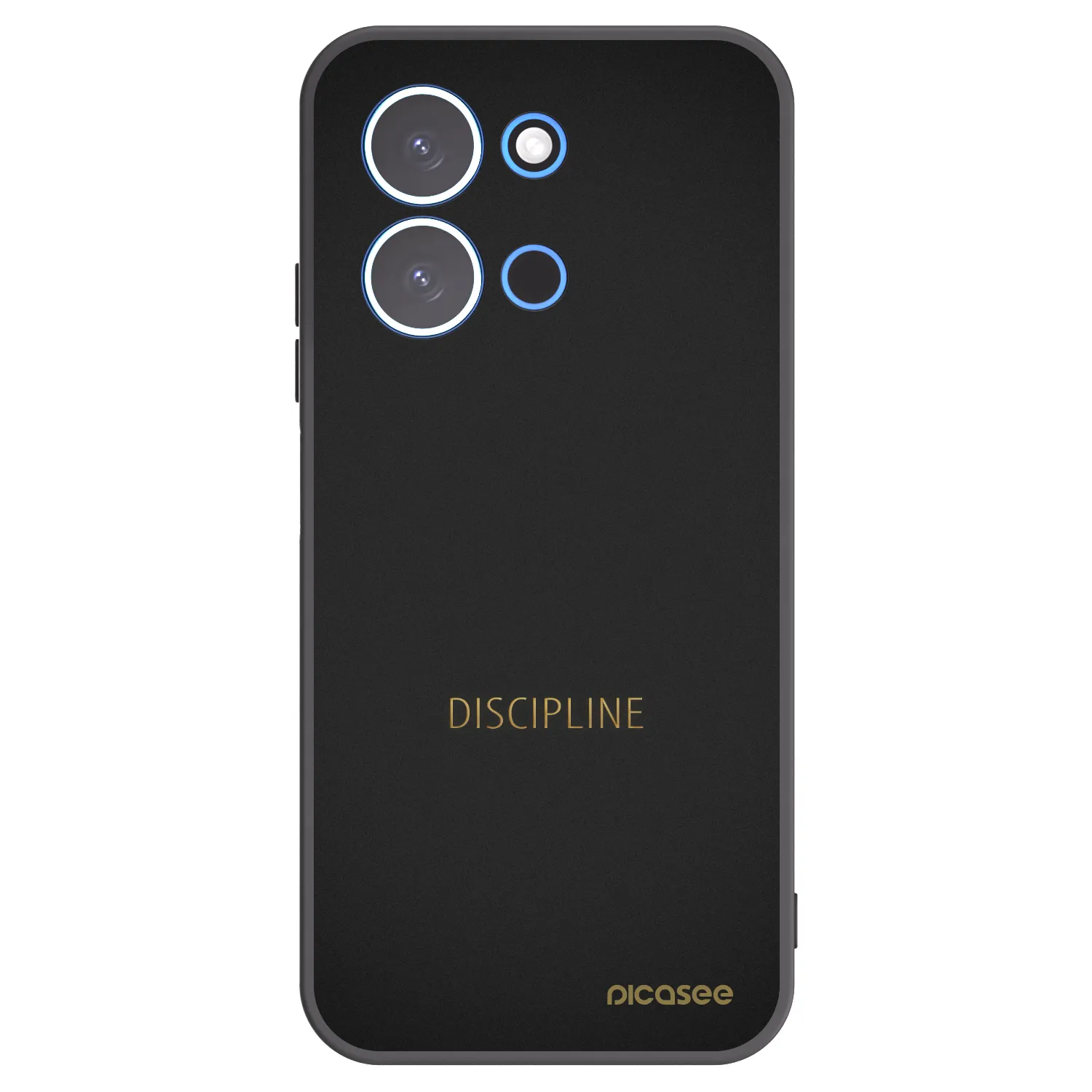 Picasee fekete szilikon tok az alábbi mobiltelefonokra Xiaomi Redmi 15C 4G - Discipline