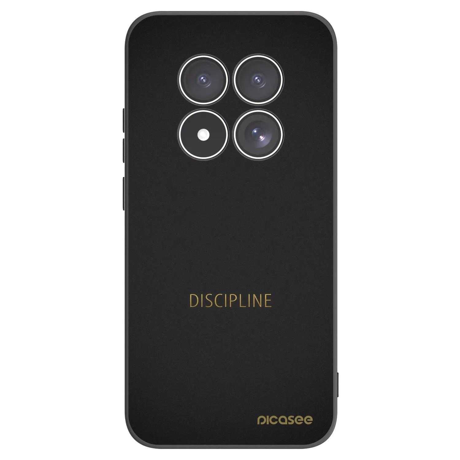 Picasee fekete szilikon tok az alábbi mobiltelefonokra Xiaomi Redmi Note 15 Pro 4G - Discipline