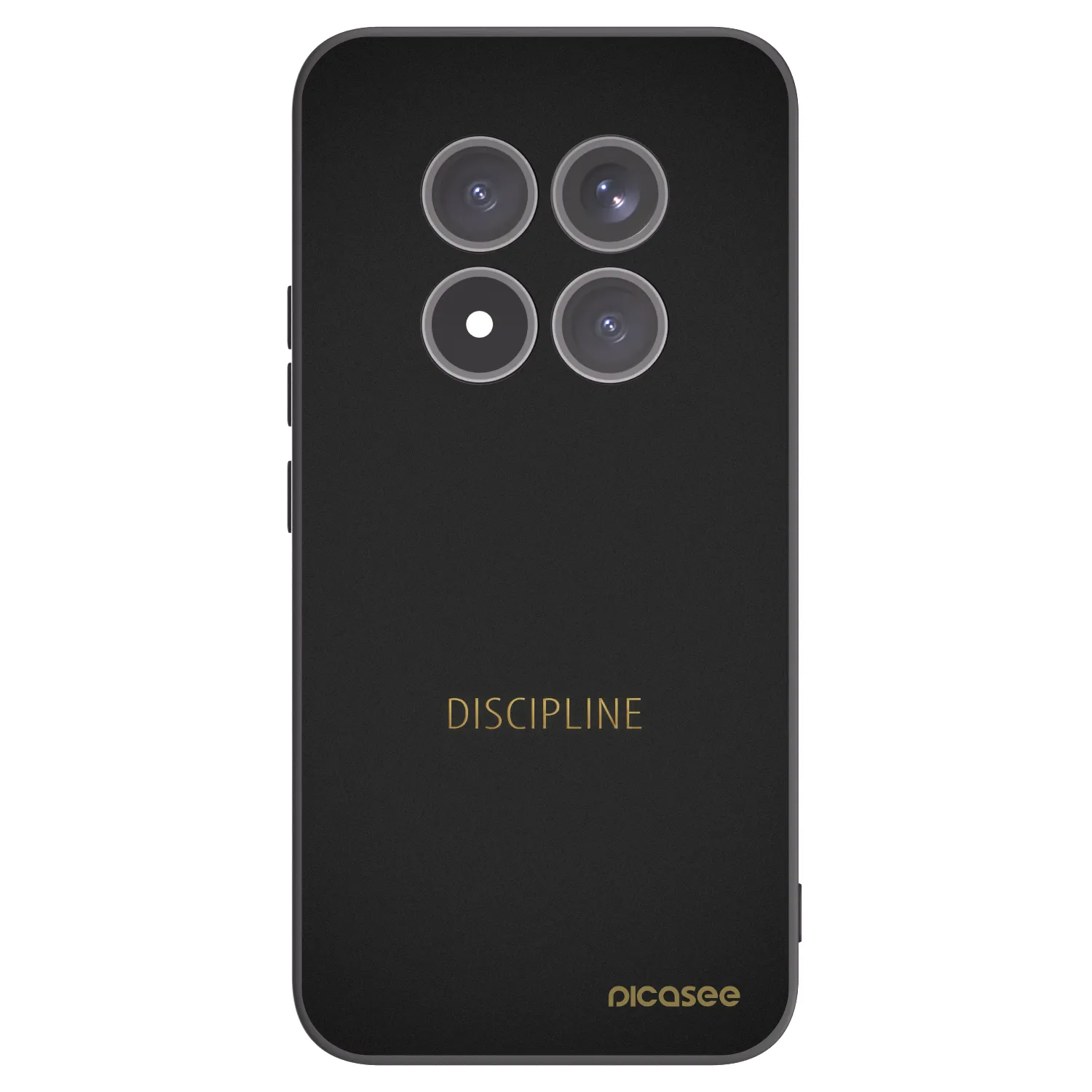 Picasee fekete szilikon tok az alábbi mobiltelefonokra Xiaomi Redmi Note 15 Pro+ - Discipline