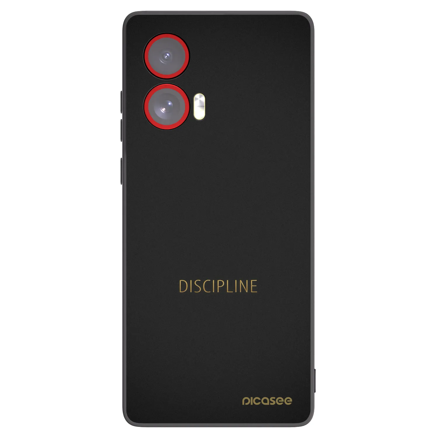 Picasee fekete szilikon tok az alábbi mobiltelefonokra Motorola Edge 50 Fusion - Discipline