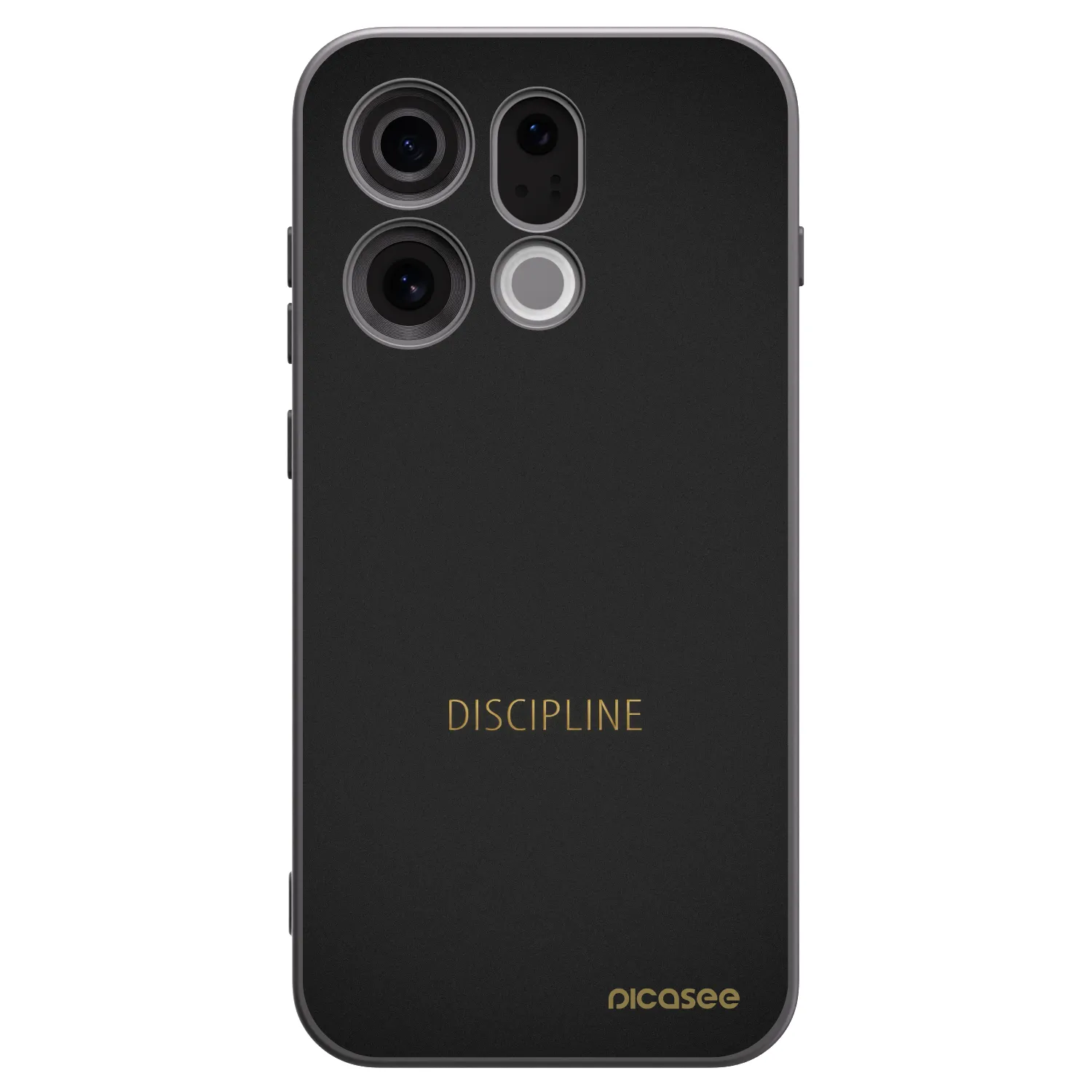 Picasee fekete szilikon tok az alábbi mobiltelefonokra OPPO Find X9 - Discipline