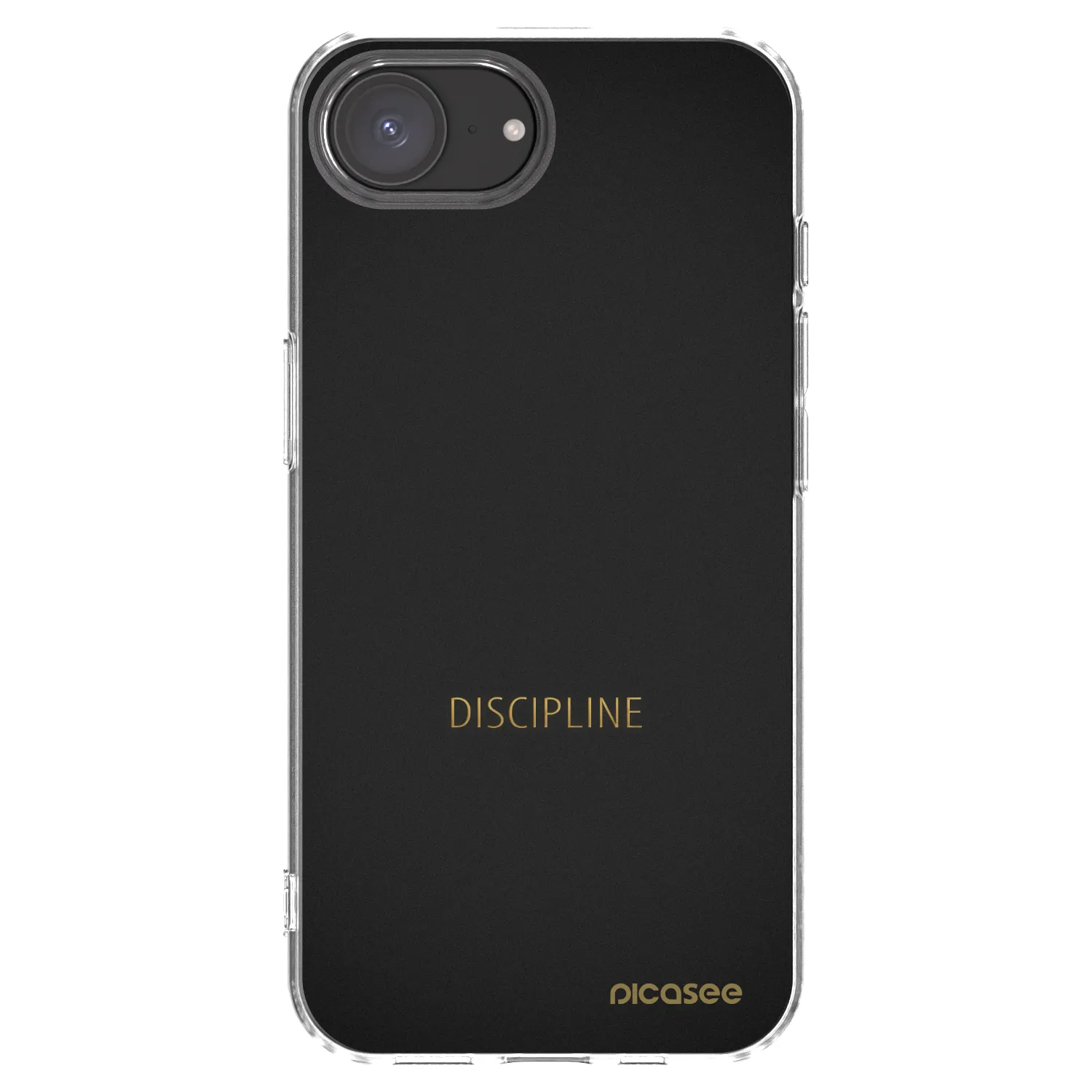 Picasee átlátszó szilikon tok az alábbi mobiltelefonokra Apple iPhone 17e - Discipline