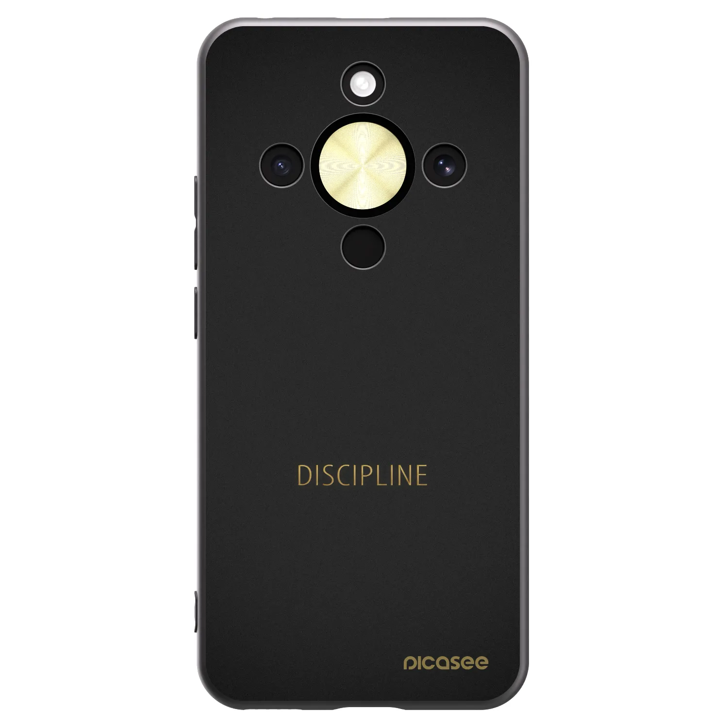 Picasee fekete szilikon tok az alábbi mobiltelefonokra Honor Magic8 Lite 5G - Discipline