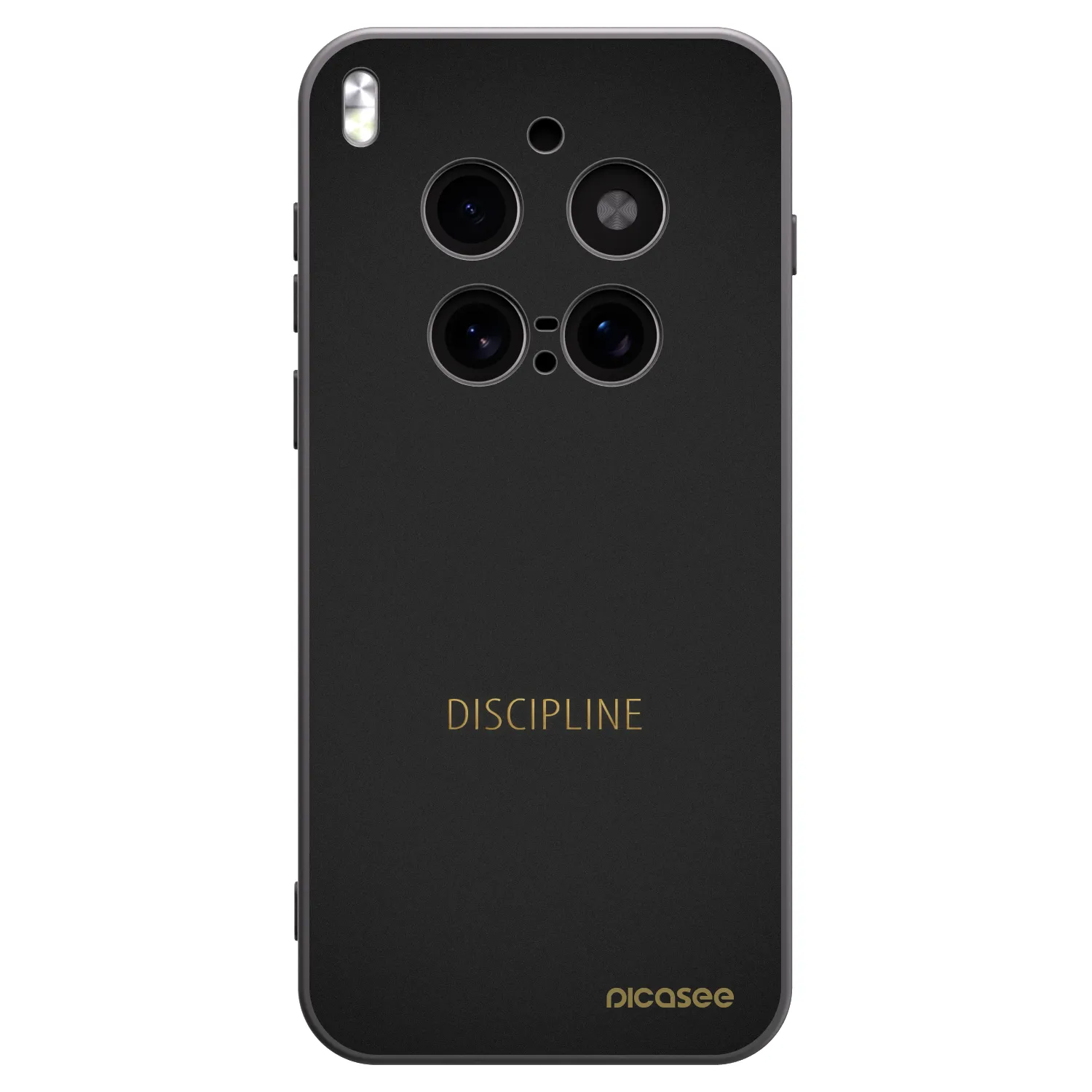 Picasee fekete szilikon tok az alábbi mobiltelefonokra Vivo X300 Pro - Discipline