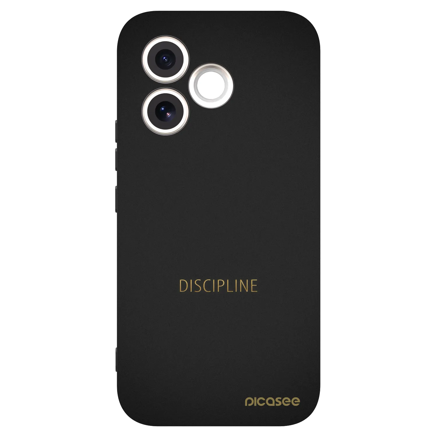 Picasee fekete szilikon tok az alábbi mobiltelefonokra Honor 600 Lite - Discipline