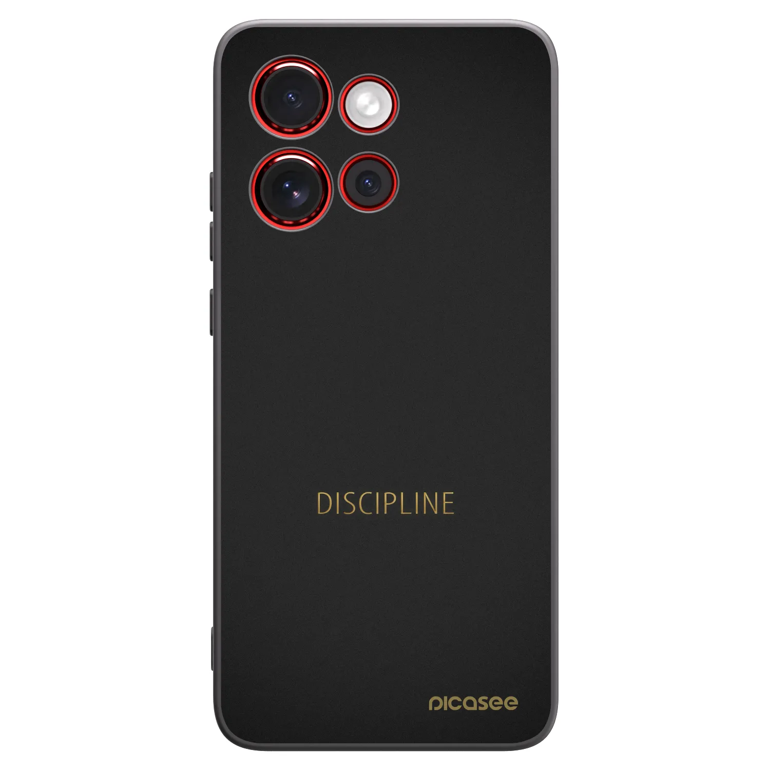 Picasee fekete szilikon tok az alábbi mobiltelefonokra Motorola Edge 60 Neo 5G - Discipline