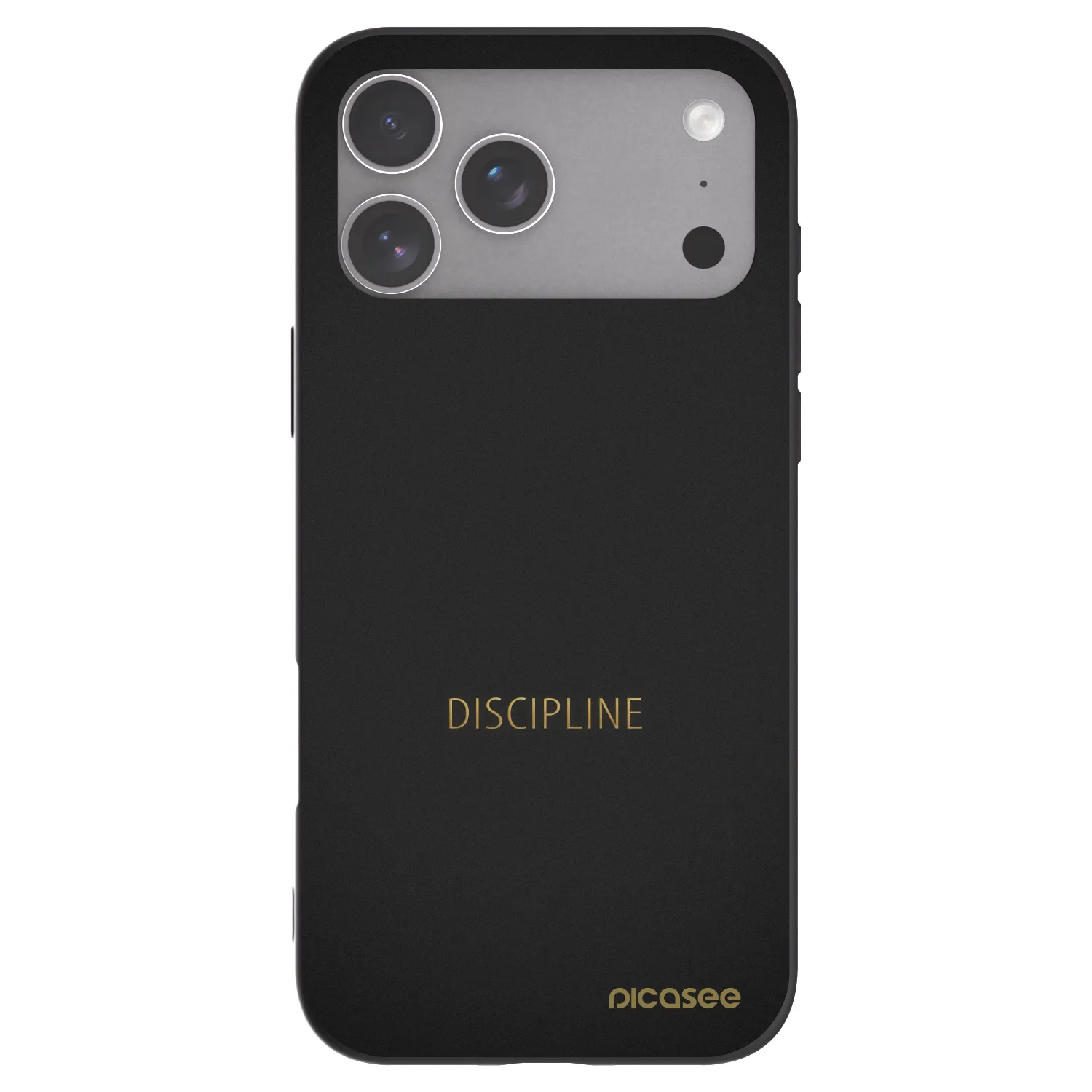 Picasee fekete szilikon tok az alábbi mobiltelefonokra Apple iPhone 18 Pro Max - Discipline