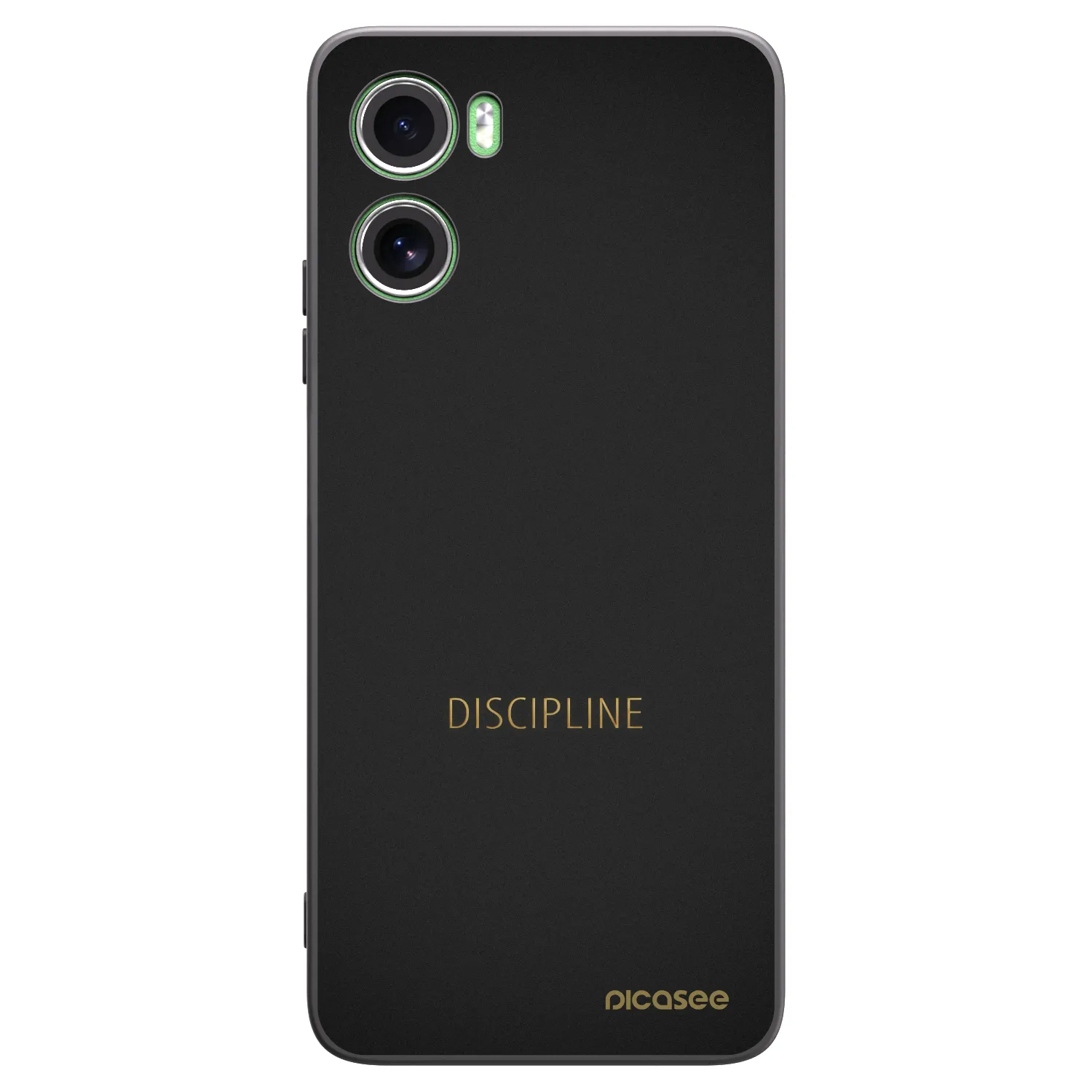 Picasee fekete szilikon tok az alábbi mobiltelefonokra Motorola Moto G06 - Discipline