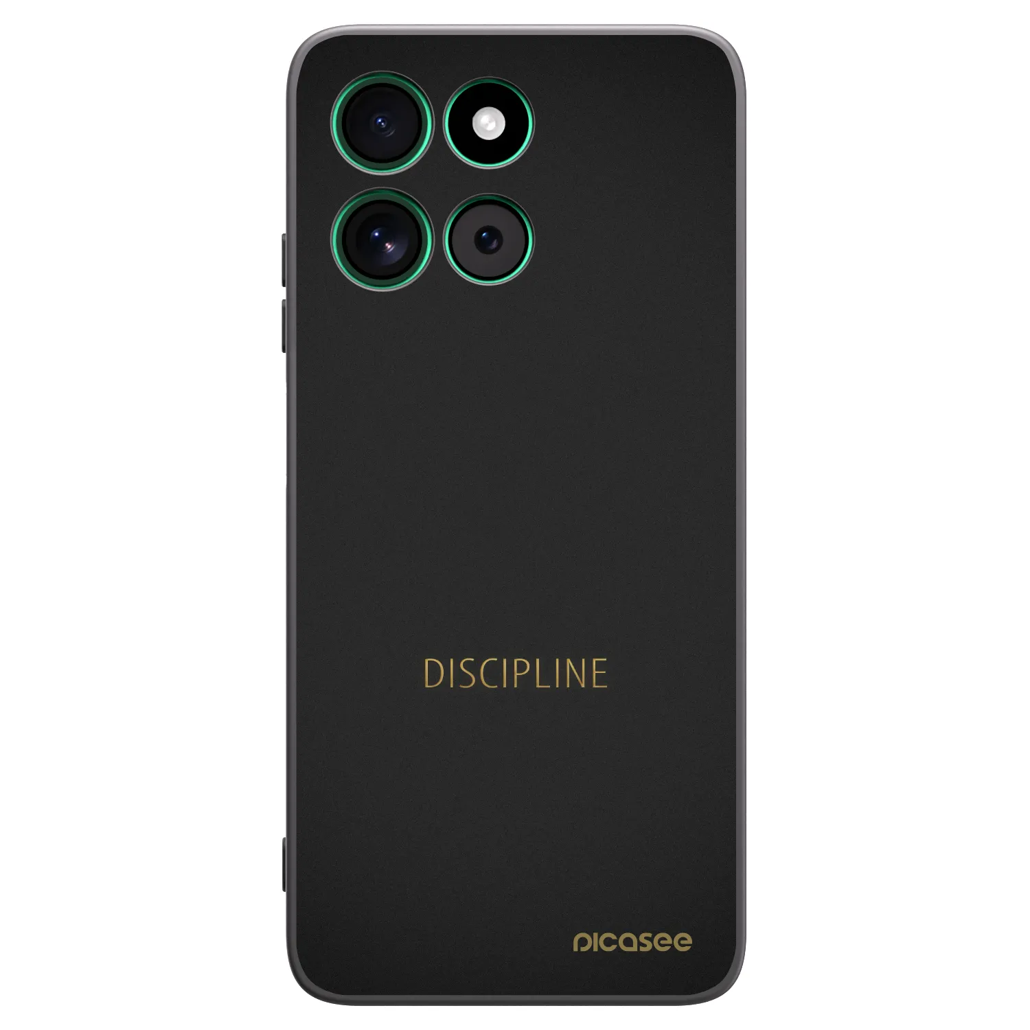 Picasee fekete szilikon tok az alábbi mobiltelefonokra Motorola Moto G57 Power - Discipline