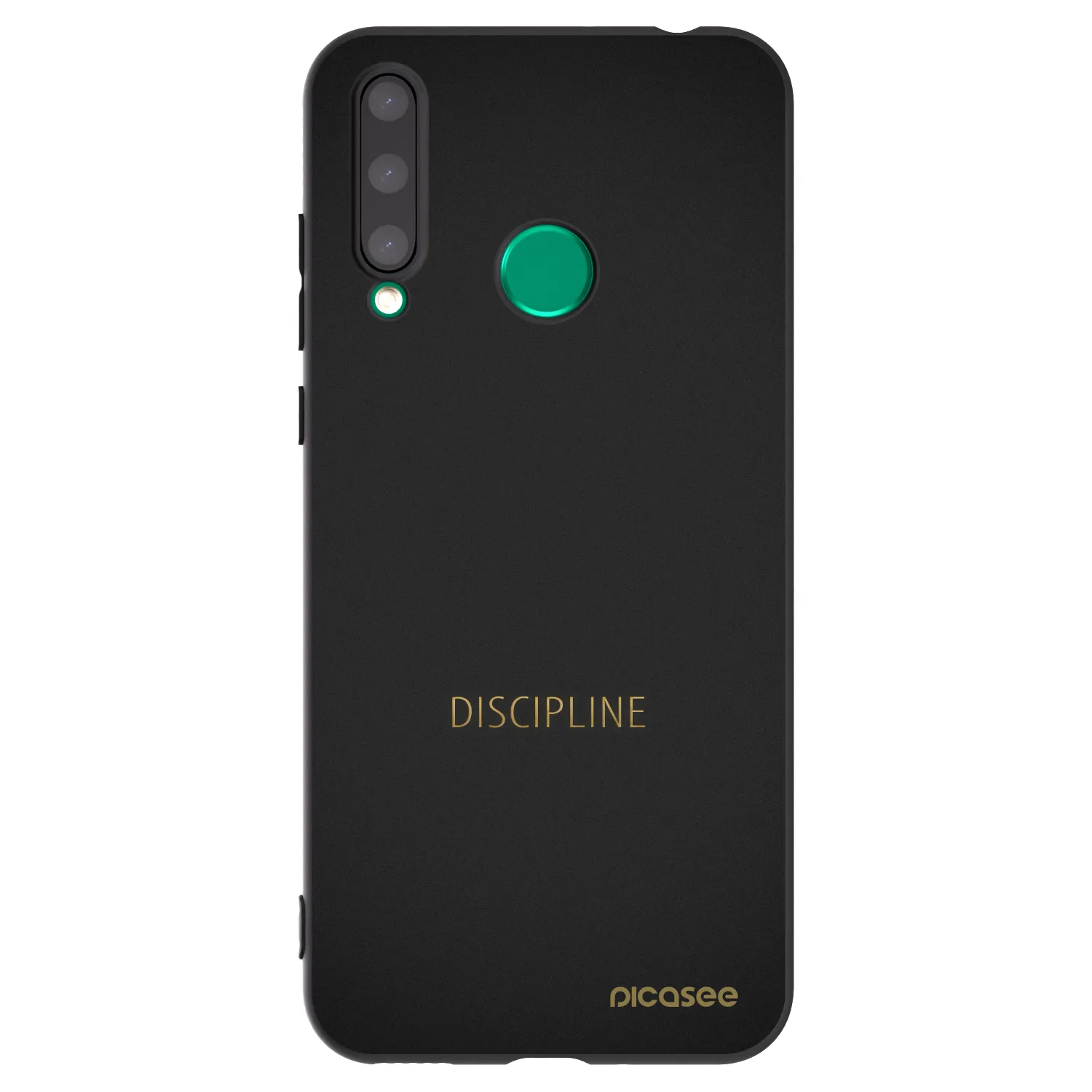 Picasee fekete szilikon tok az alábbi mobiltelefonokra Honor 20 Lite - Discipline