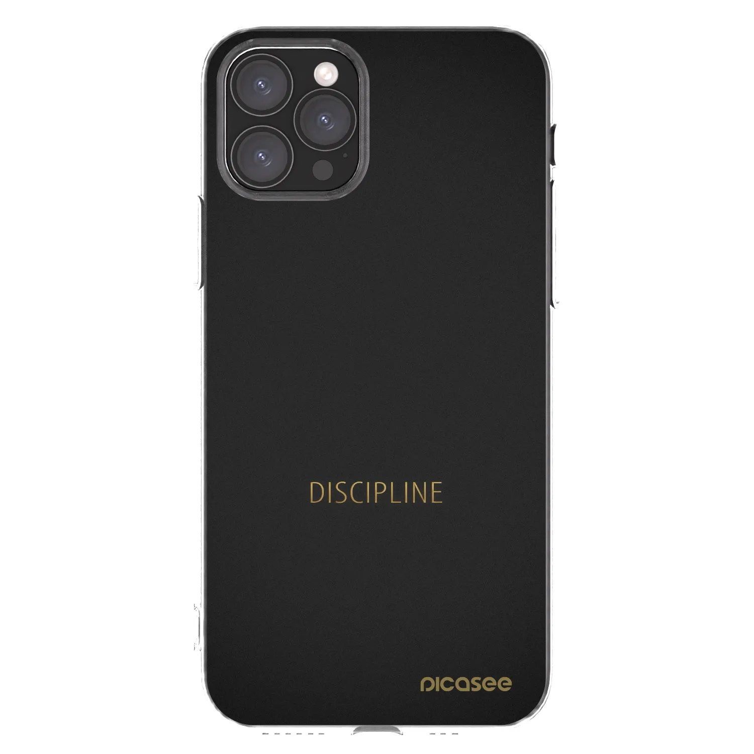 Picasee átlátszó szilikon tok az alábbi mobiltelefonokra Apple iPhone 11 Pro - Discipline