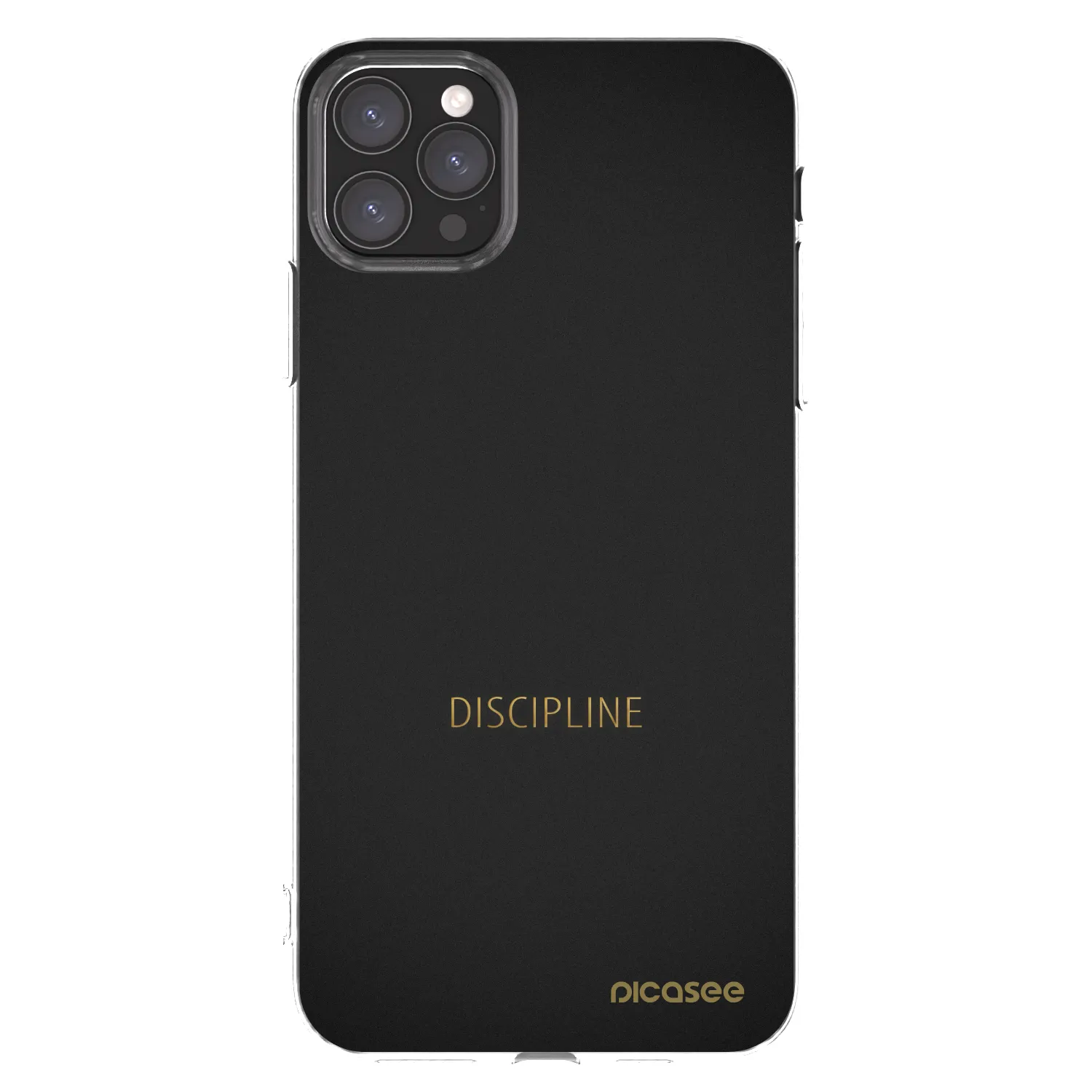 Picasee átlátszó szilikon tok az alábbi mobiltelefonokra Apple iPhone 11 Pro Max - Discipline