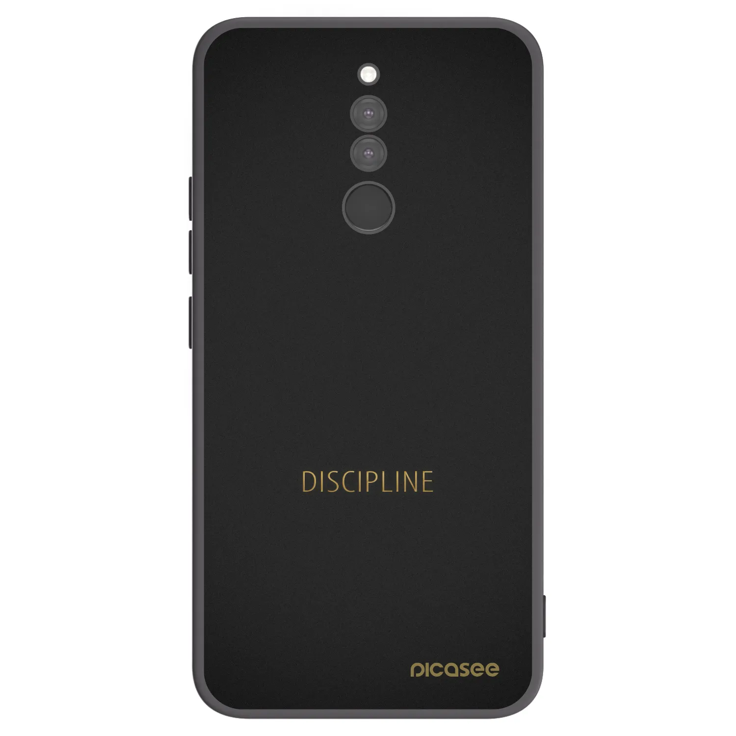 Picasee fekete szilikon tok az alábbi mobiltelefonokra Xiaomi Redmi 8 - Discipline