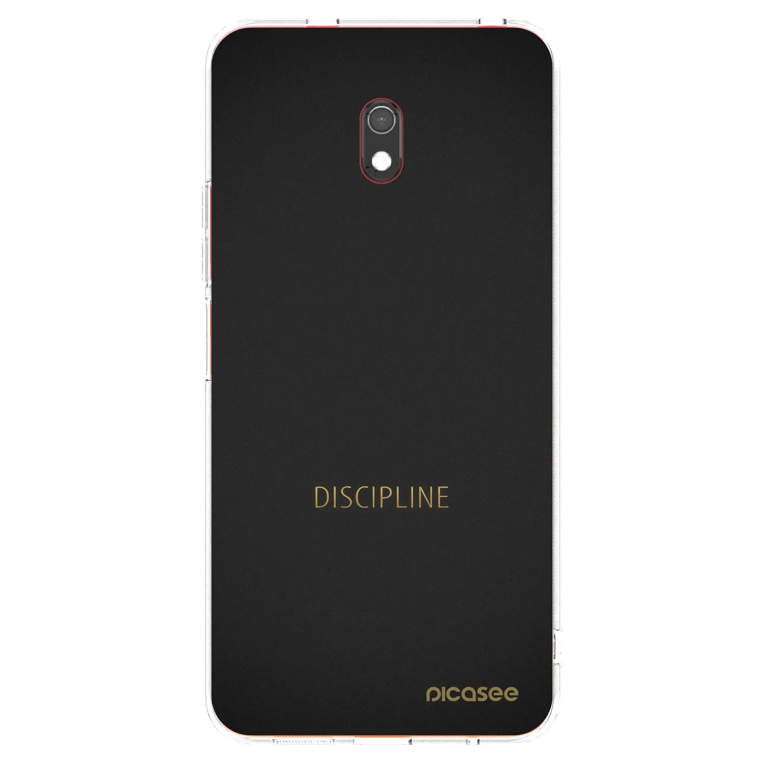 Picasee átlátszó szilikon tok az alábbi mobiltelefonokra Xiaomi Redmi 8A - Discipline