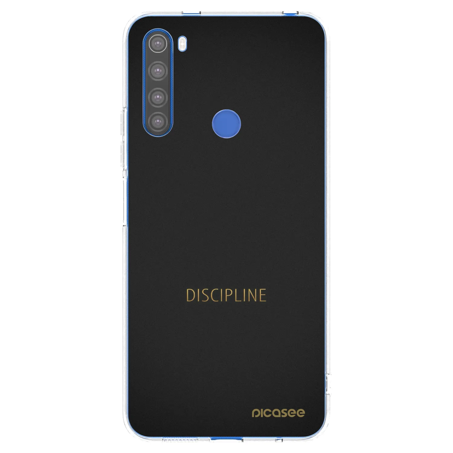 Picasee átlátszó szilikon tok az alábbi mobiltelefonokra Xiaomi Redmi Note 8T - Discipline