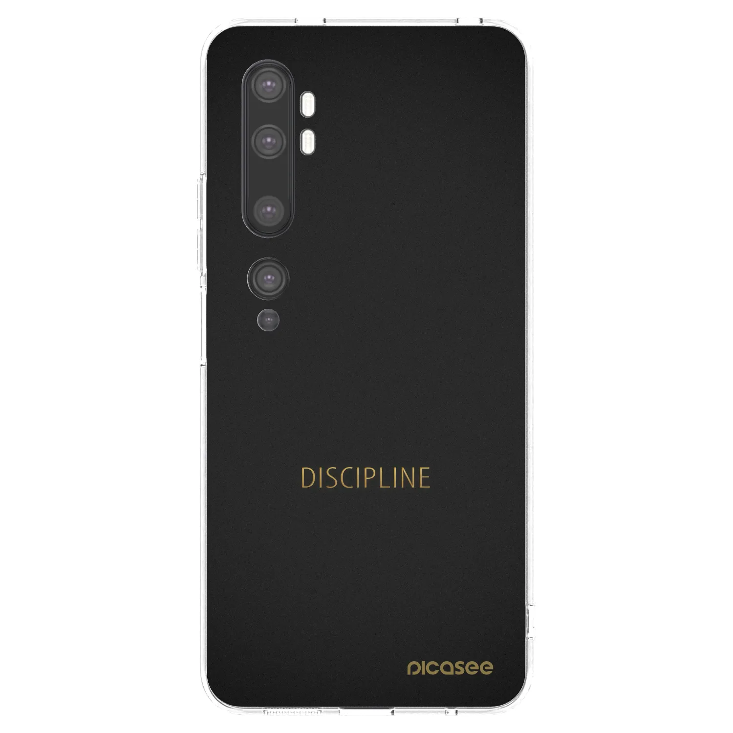 Picasee átlátszó szilikon tok az alábbi mobiltelefonokra Xiaomi Mi Note 10 (Pro) - Discipline