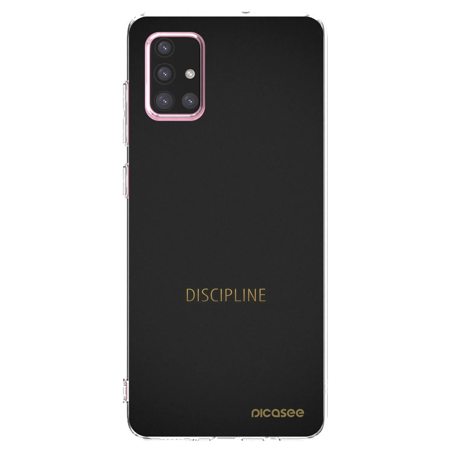 Picasee átlátszó szilikon tok az alábbi mobiltelefonokra Samsung Galaxy A71 A715F - Discipline