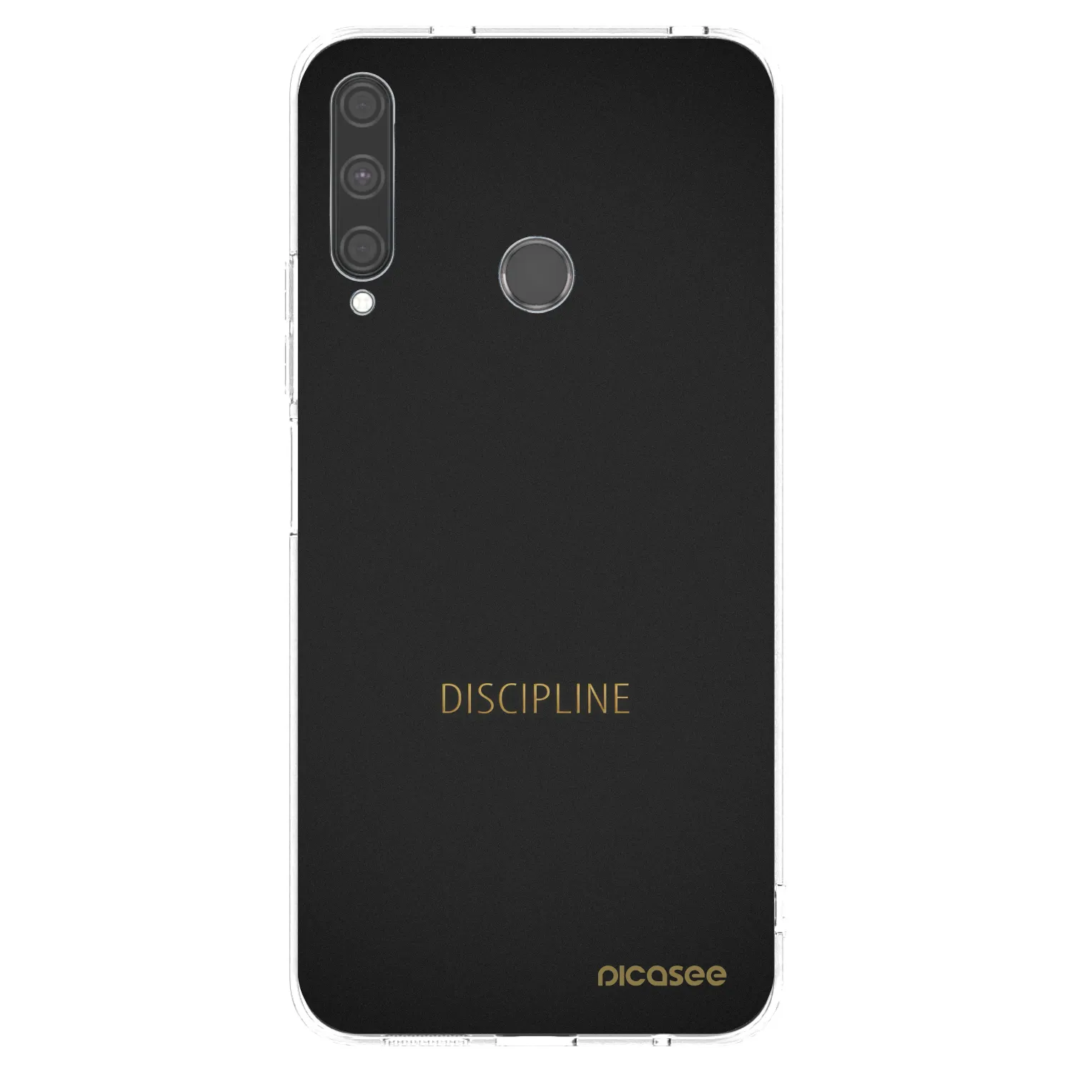 Picasee átlátszó szilikon tok az alábbi mobiltelefonokra Huawei P40 Lite E - Discipline