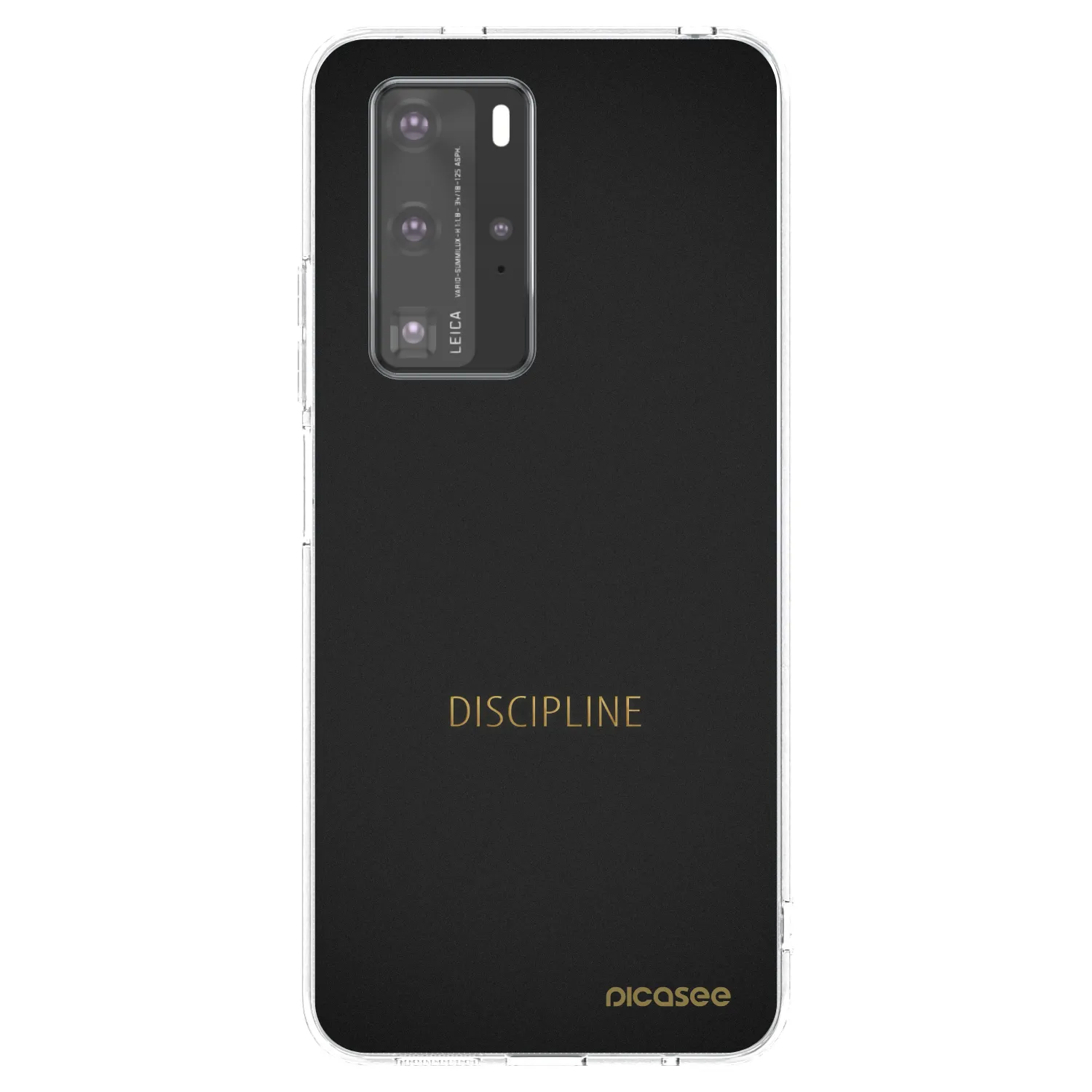 Picasee átlátszó szilikon tok az alábbi mobiltelefonokra Huawei P40 Pro - Discipline