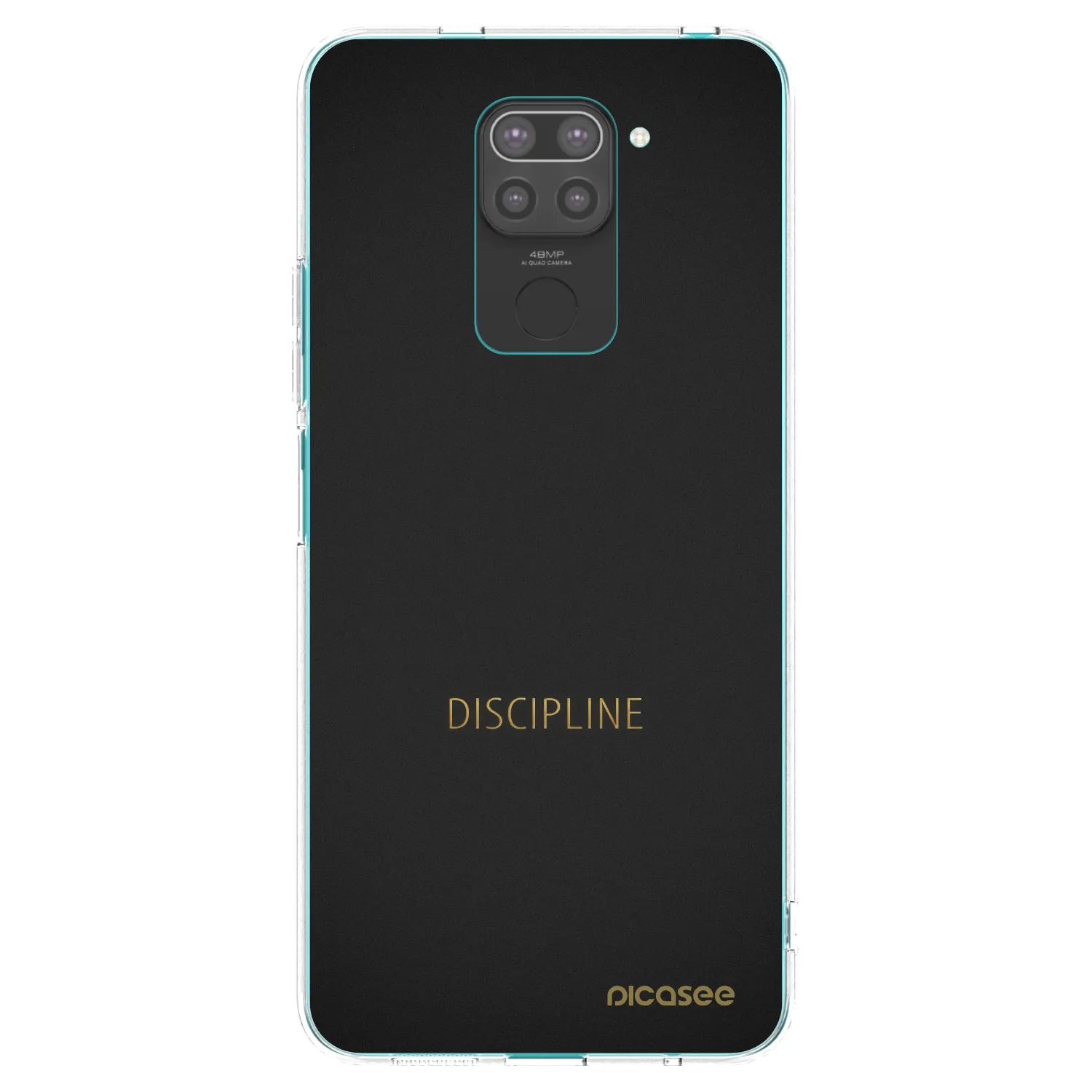 Picasee fekete szilikon tok az alábbi mobiltelefonokra Xiaomi Redmi Note 9 - Discipline