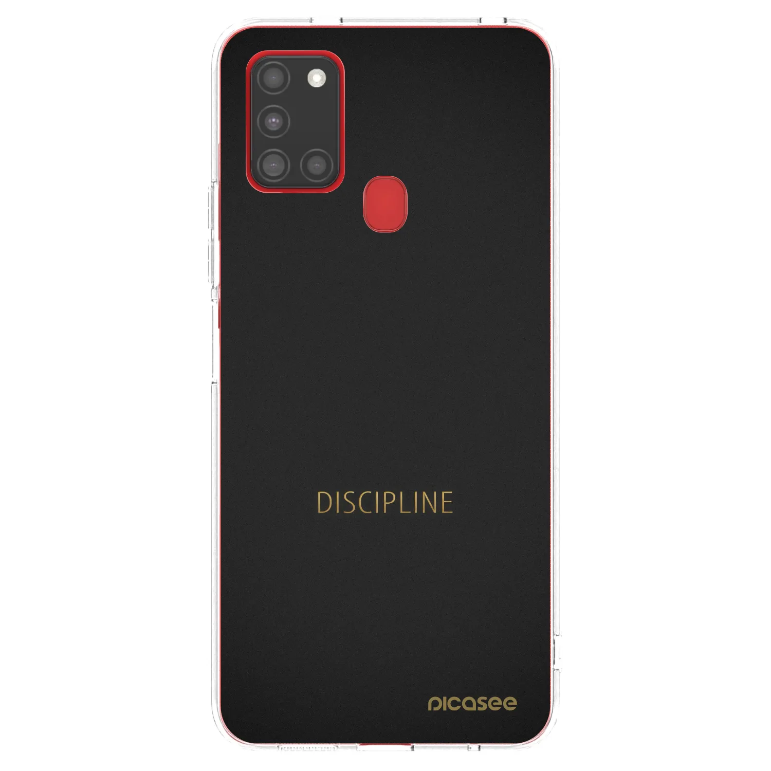 Picasee átlátszó szilikon tok az alábbi mobiltelefonokra Samsung Galaxy A21s - Discipline