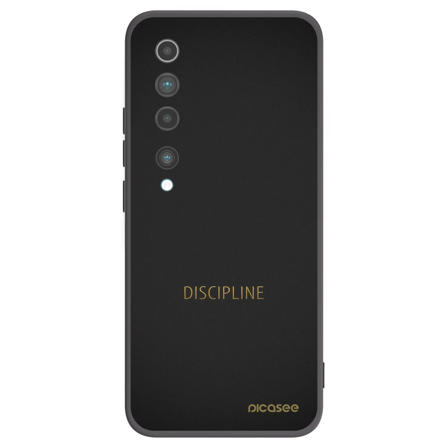 Picasee fekete szilikon tok az alábbi mobiltelefonokra Xiaomi Mi 10 - Discipline