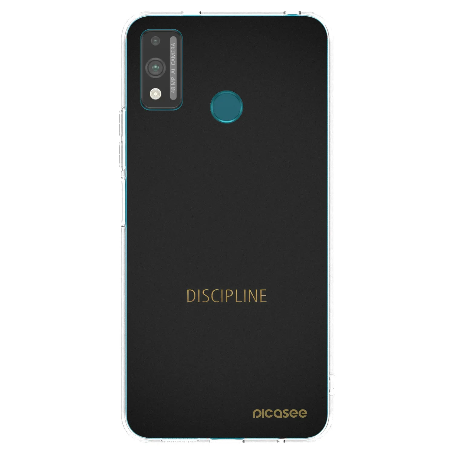 Picasee átlátszó szilikon tok az alábbi mobiltelefonokra Honor 9X Lite - Discipline