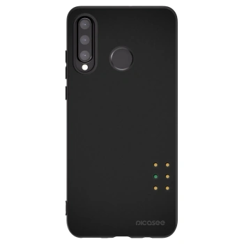 Picasee fekete szilikon tok az alábbi mobiltelefonokra Huawei P30 Lite - Pulse