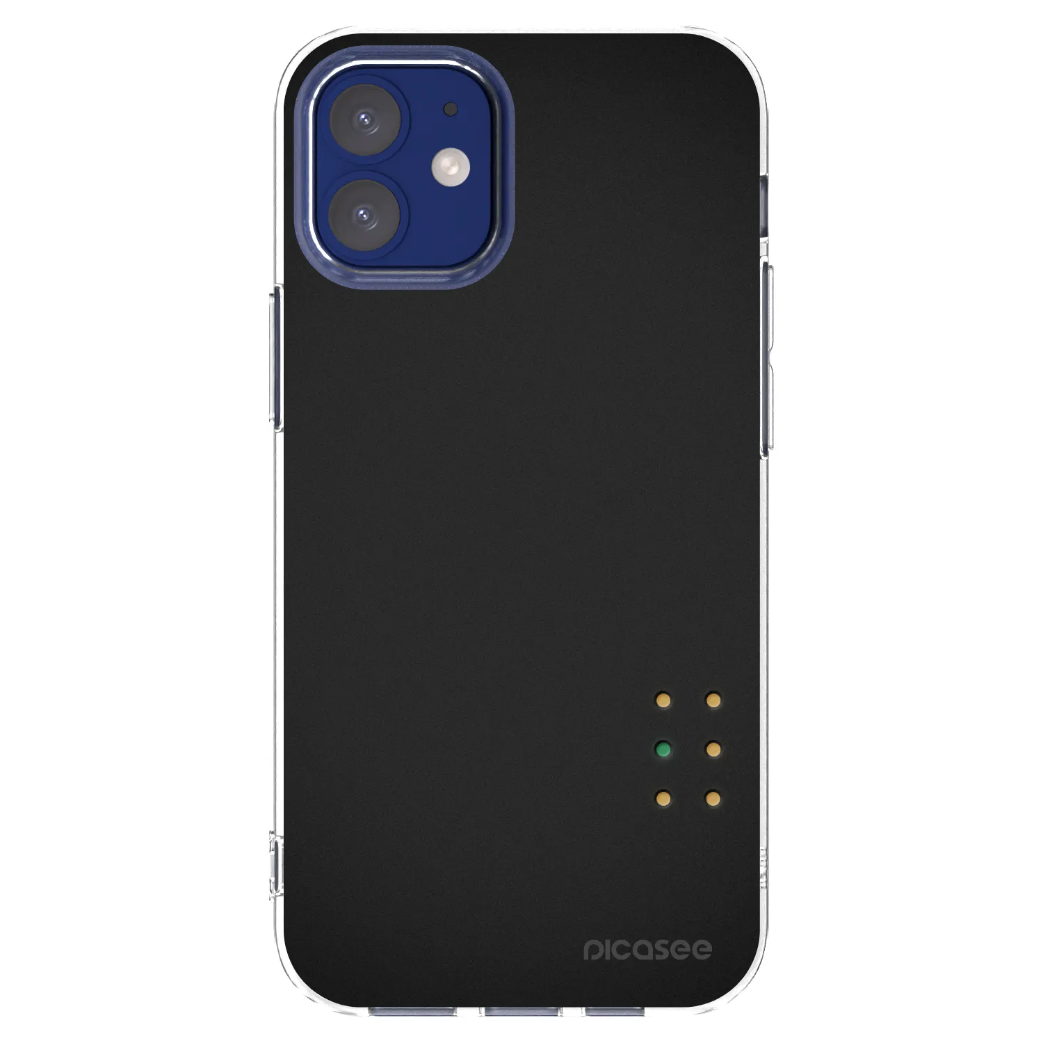 Picasee átlátszó szilikon tok az alábbi mobiltelefonokra Apple iPhone 12 mini - Pulse