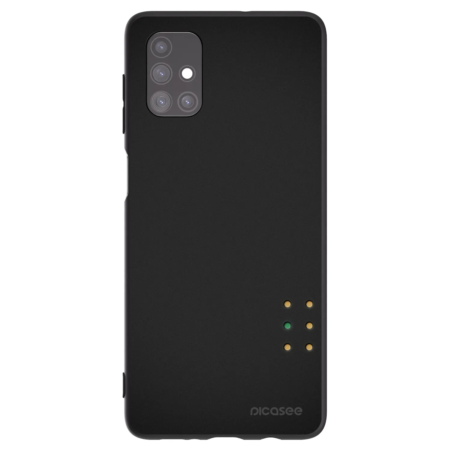 Picasee fekete szilikon tok az alábbi mobiltelefonokra Samsung Galaxy M51 M515F - Pulse
