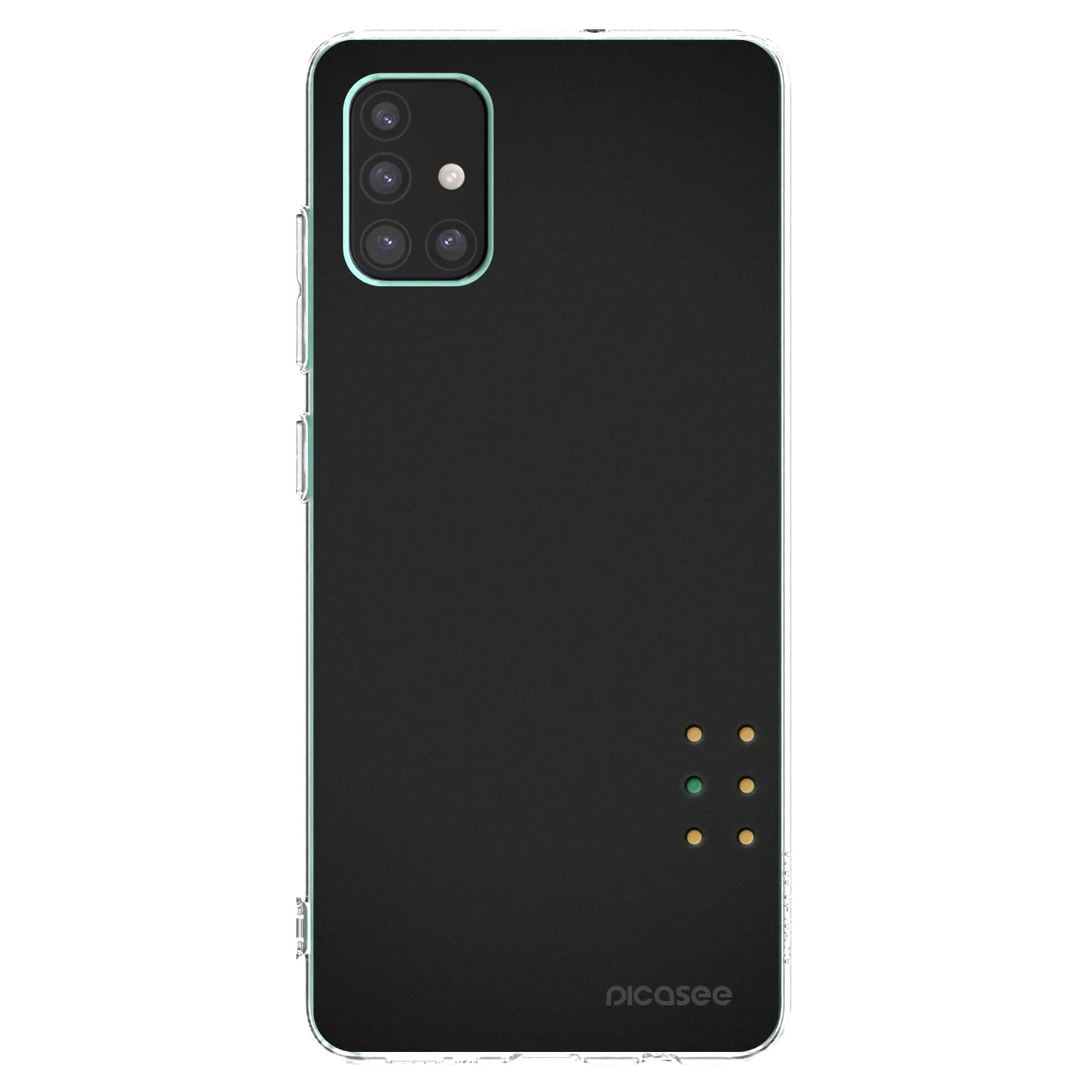 Picasee átlátszó szilikon tok az alábbi mobiltelefonokra Samsung Galaxy M51 M515F - Pulse