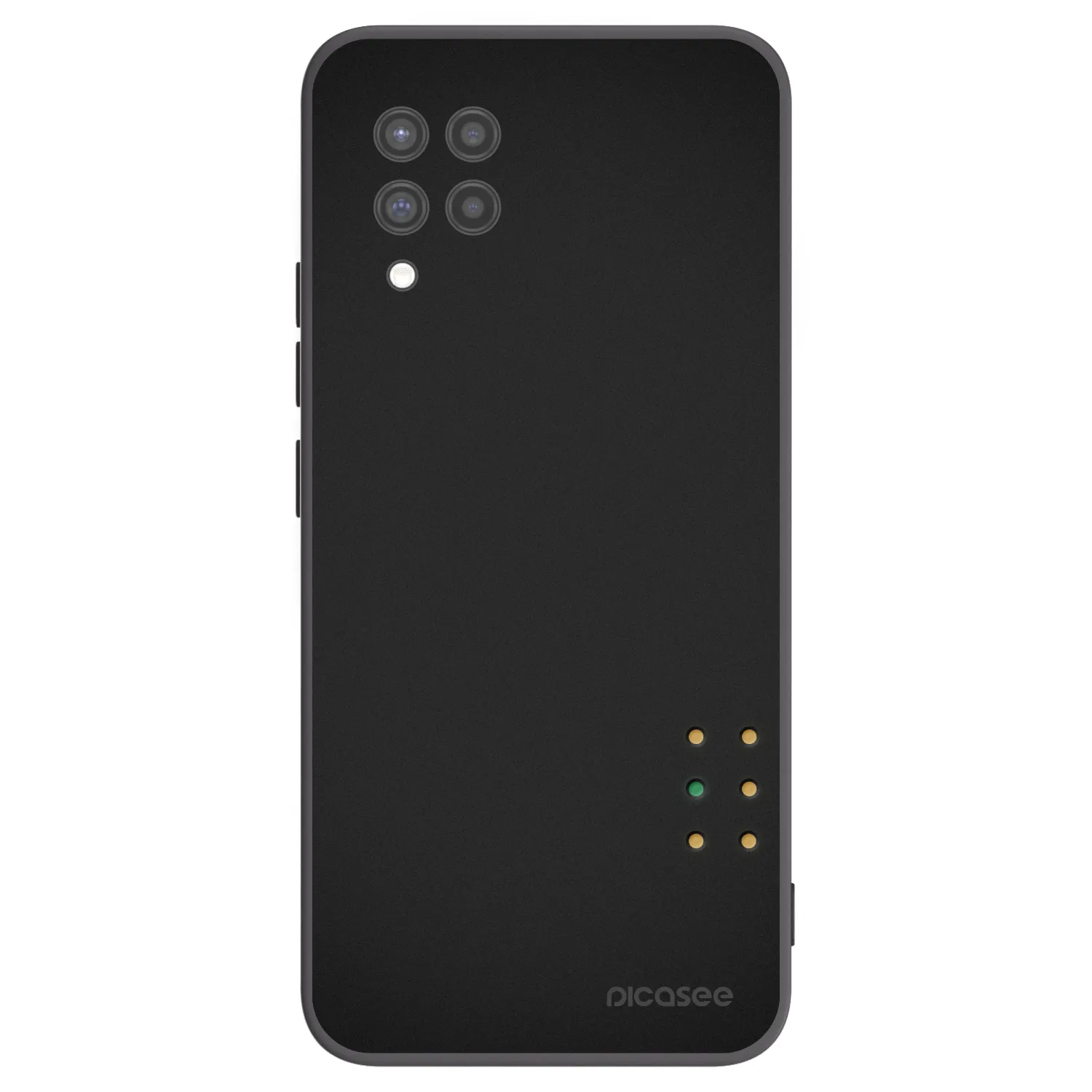Picasee fekete szilikon tok az alábbi mobiltelefonokra Samsung Galaxy A42 A426B - Pulse