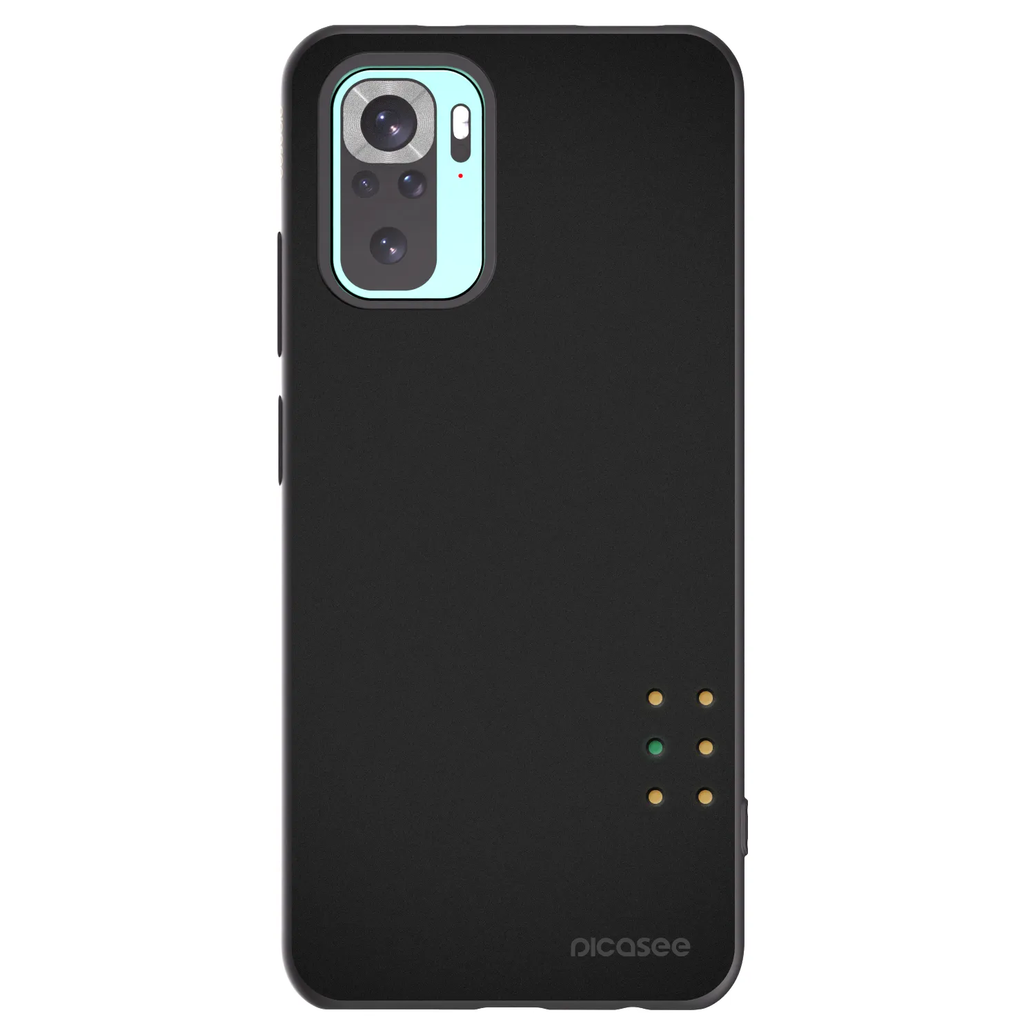 Picasee fekete szilikon tok az alábbi mobiltelefonokra Xiaomi Redmi Note 10 Pro - Pulse