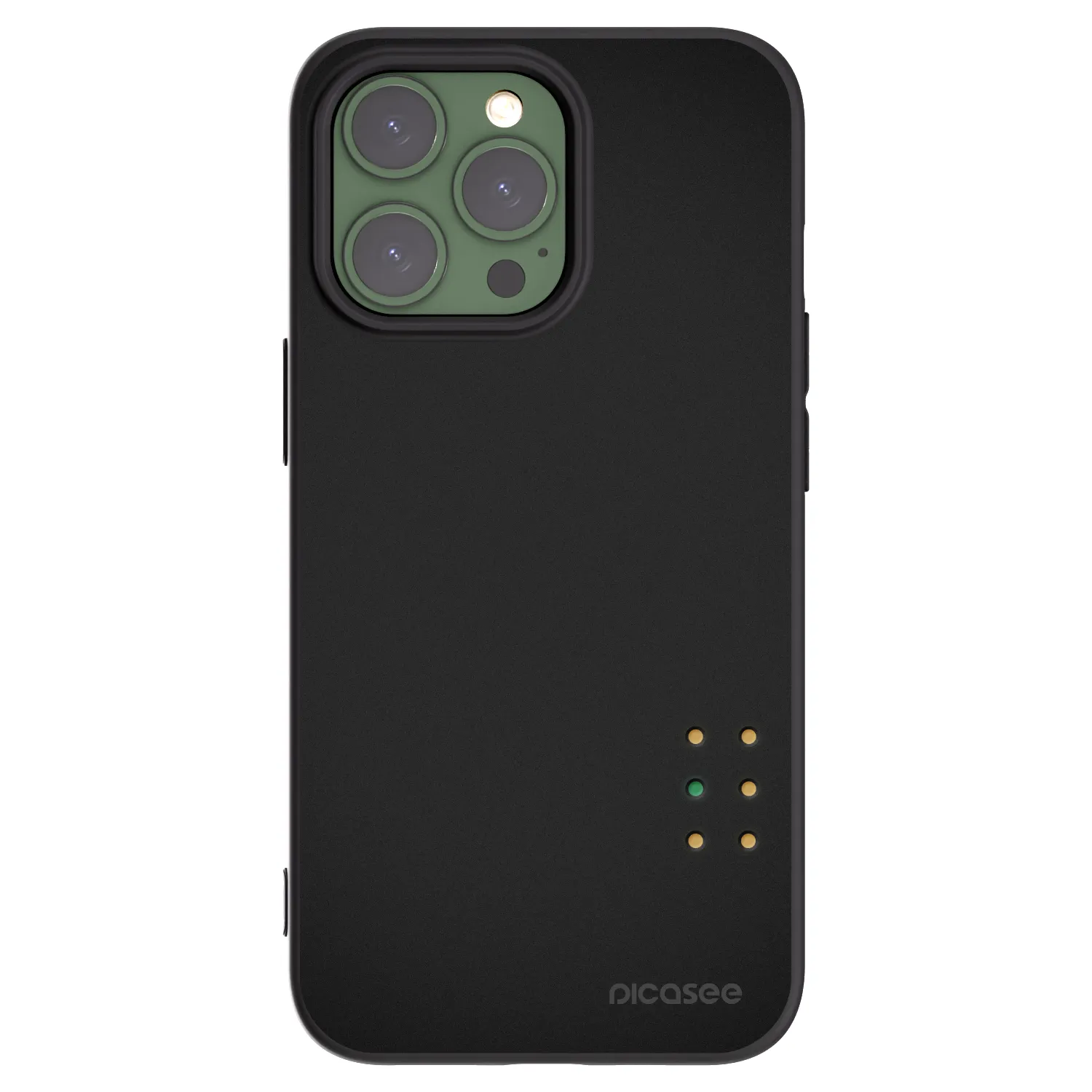 Picasee fekete szilikon tok az alábbi mobiltelefonokra Apple iPhone 13 Pro - Pulse
