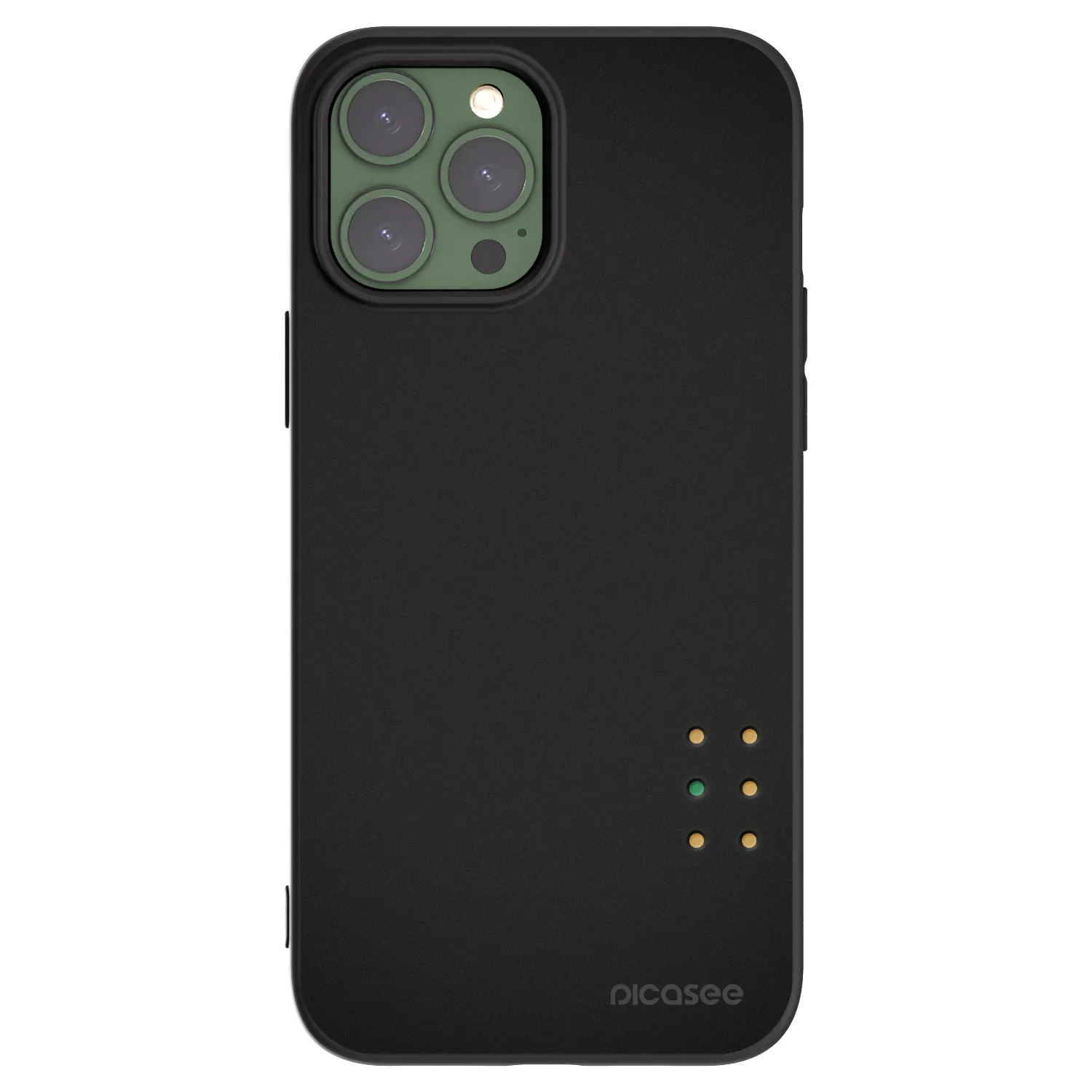 Picasee fekete szilikon tok az alábbi mobiltelefonokra Apple iPhone 13 Pro Max - Pulse