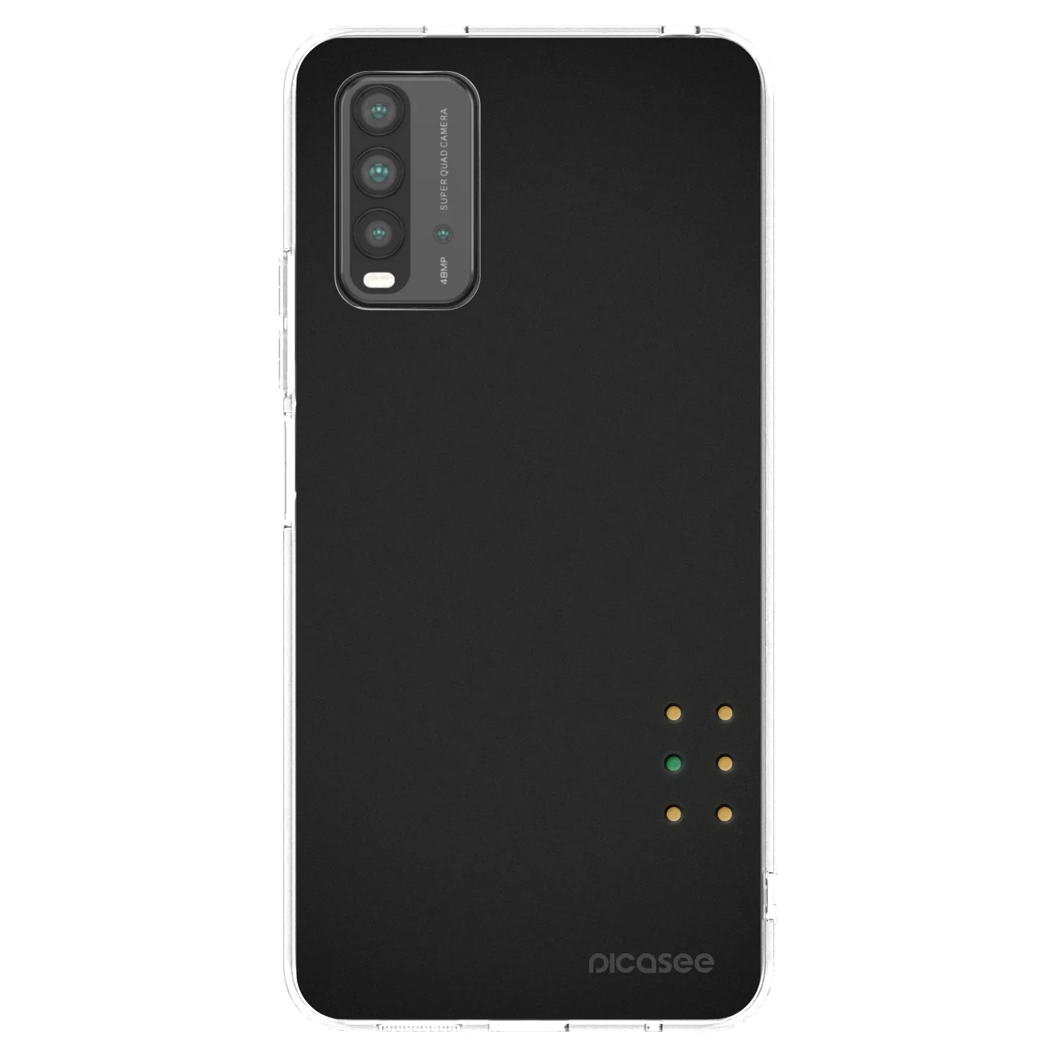 Picasee fekete szilikon tok az alábbi mobiltelefonokra Xiaomi Redmi 9T - Pulse