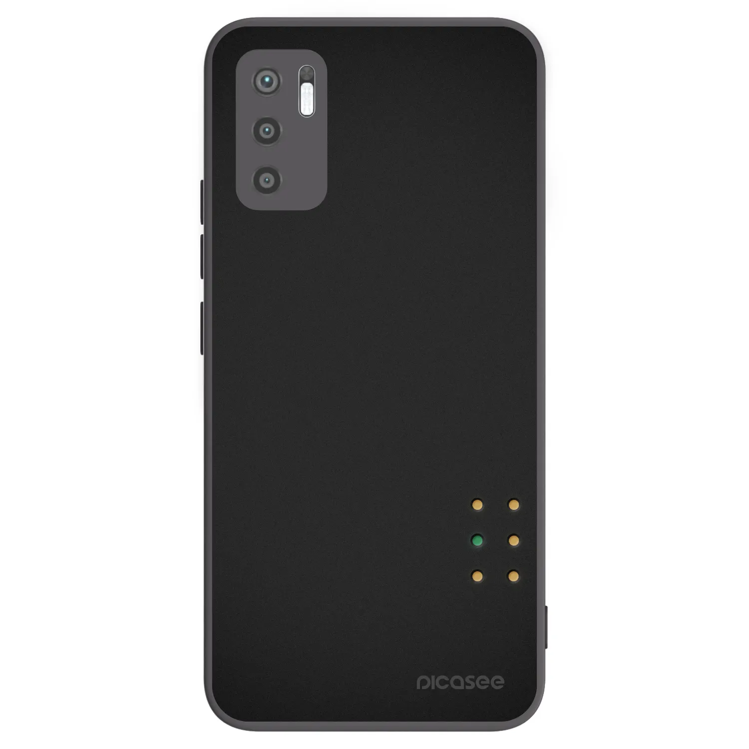 Picasee fekete szilikon tok az alábbi mobiltelefonokra Xiaomi Redmi Note 10 5G - Pulse