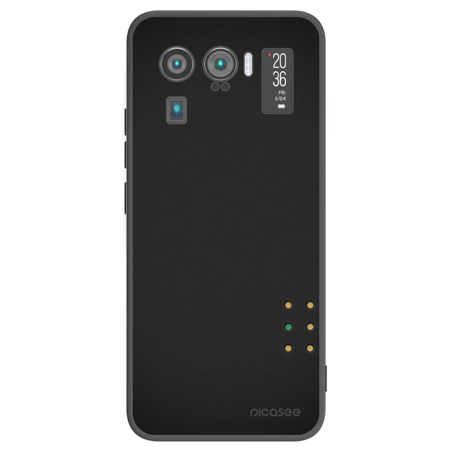 Picasee fekete szilikon tok az alábbi mobiltelefonokra Xiaomi Mi 11 Ultra - Pulse