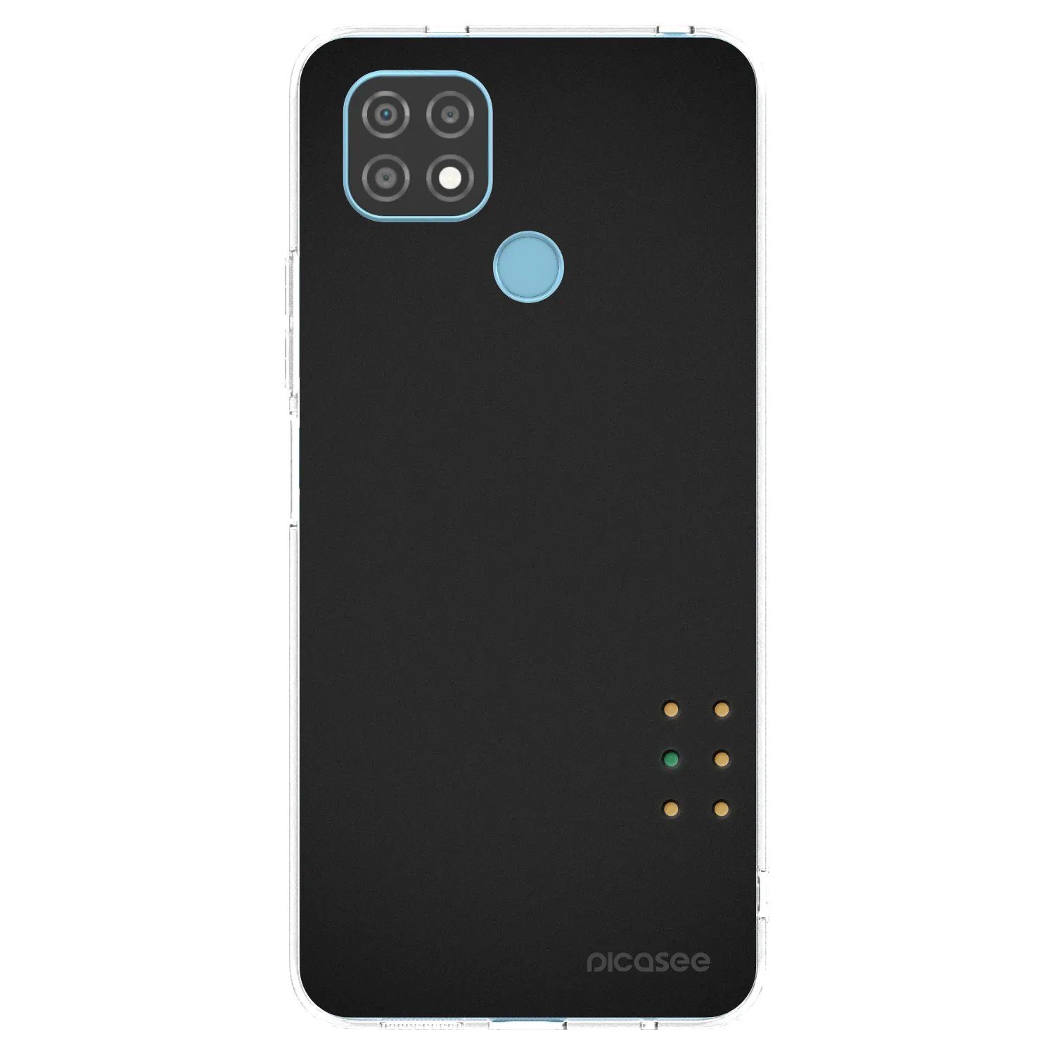 Picasee átlátszó szilikon tok az alábbi mobiltelefonokra Realme C21 - Pulse