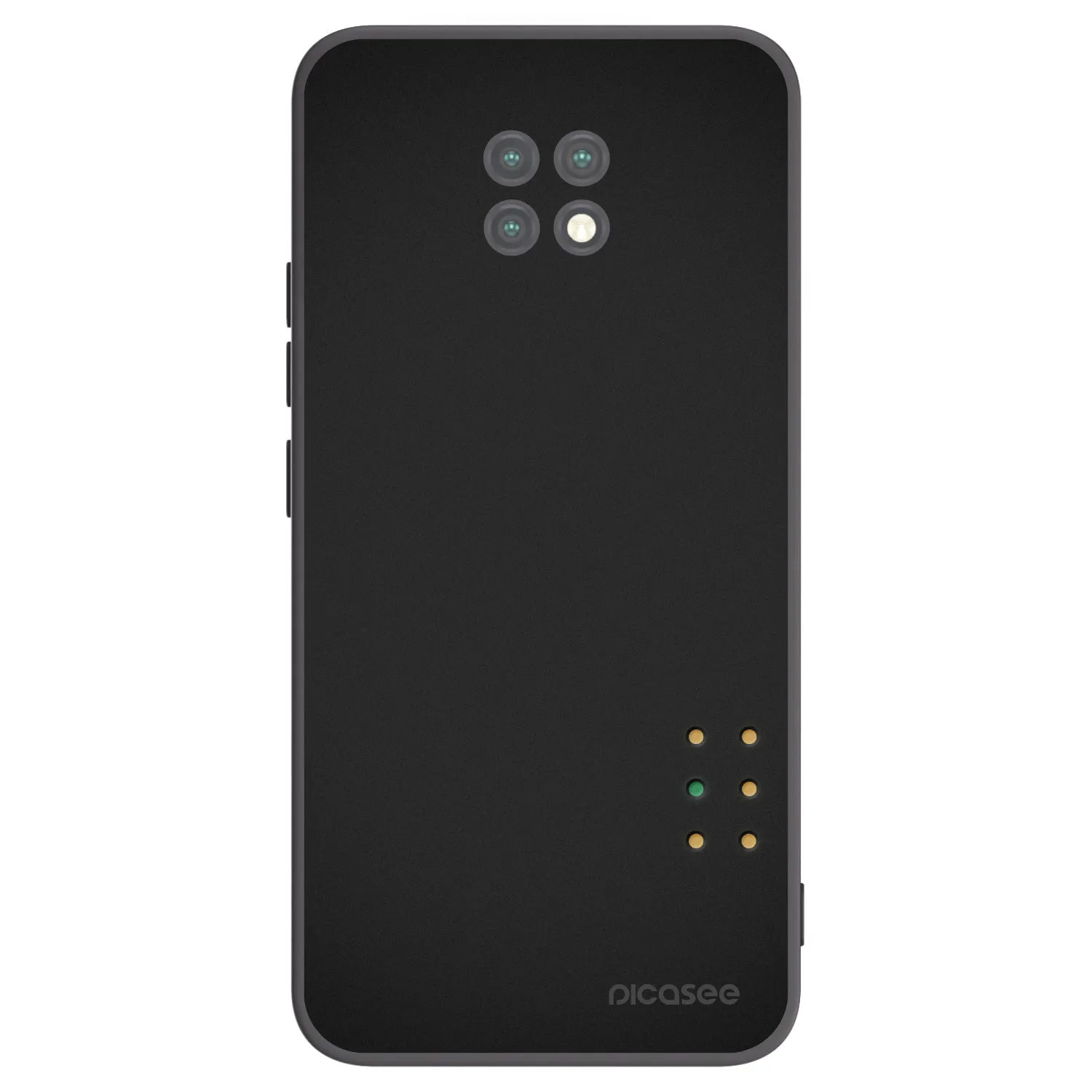 Picasee fekete szilikon tok az alábbi mobiltelefonokra Xiaomi Redmi Note 9T - Pulse