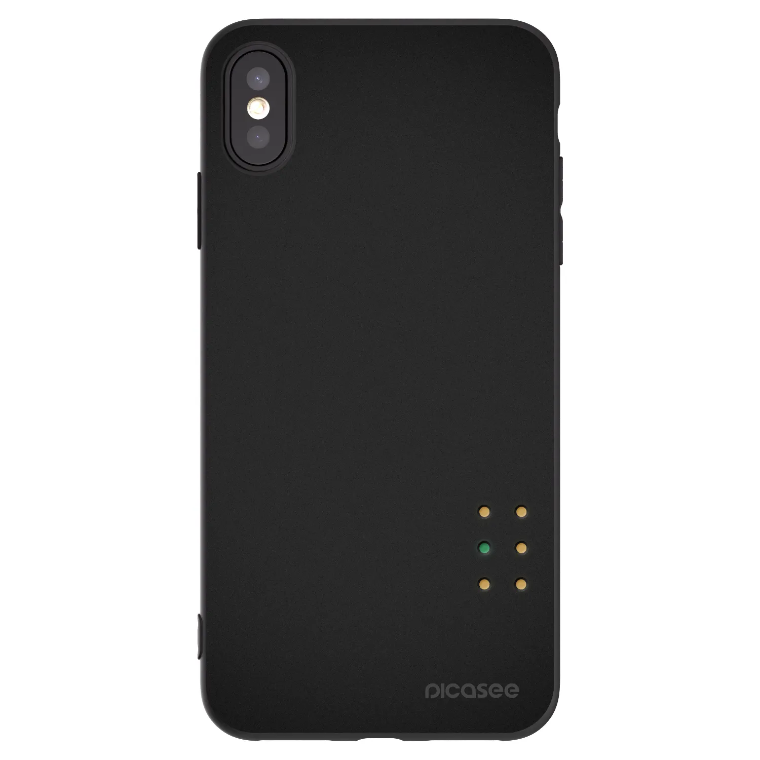 Picasee fekete szilikon tok az alábbi mobiltelefonokra Apple iPhone XS Max - Pulse