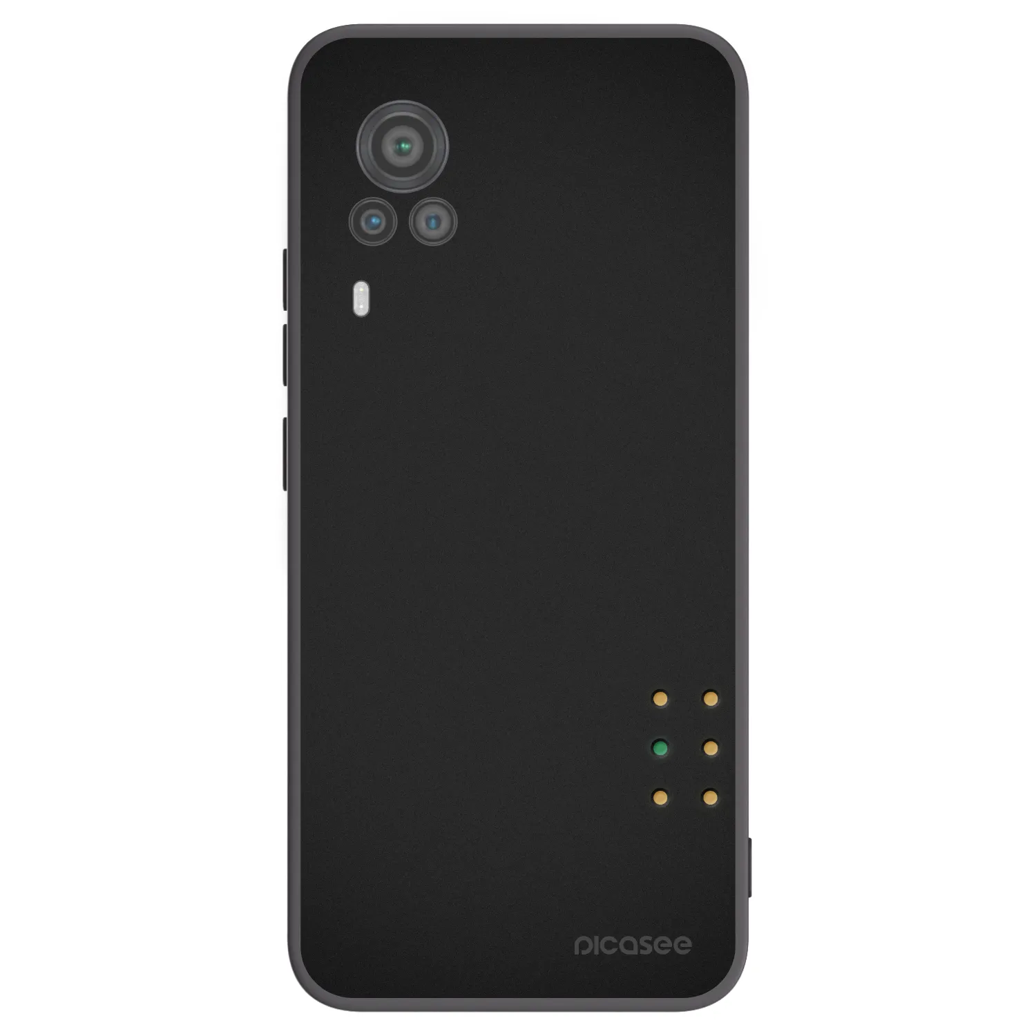 Picasee fekete szilikon tok az alábbi mobiltelefonokra Vivo X60 Pro 5G - Pulse