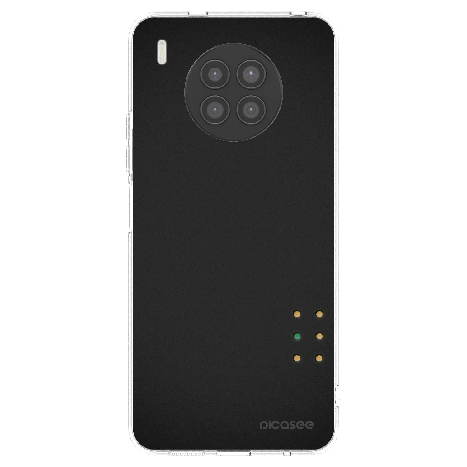 Picasee átlátszó szilikon tok az alábbi mobiltelefonokra Huawei Nova 8i - Pulse