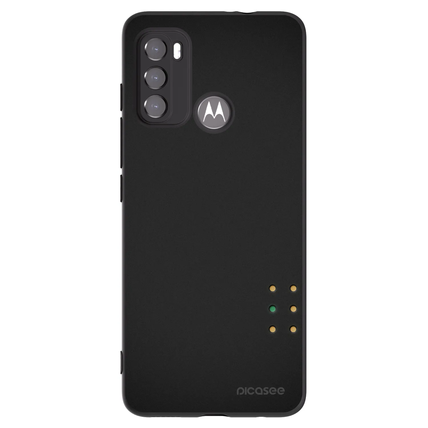 Picasee fekete szilikon tok az alábbi mobiltelefonokra Motorola Moto G60 - Pulse