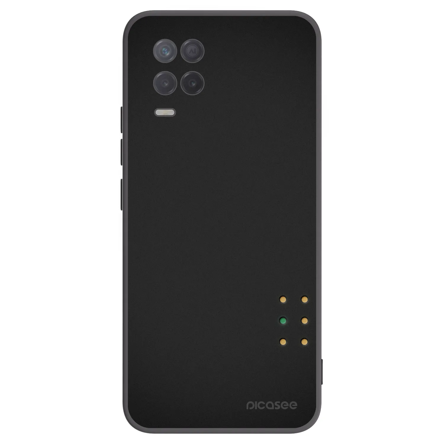 Picasee fekete szilikon tok az alábbi mobiltelefonokra Realme 8 5G - Pulse