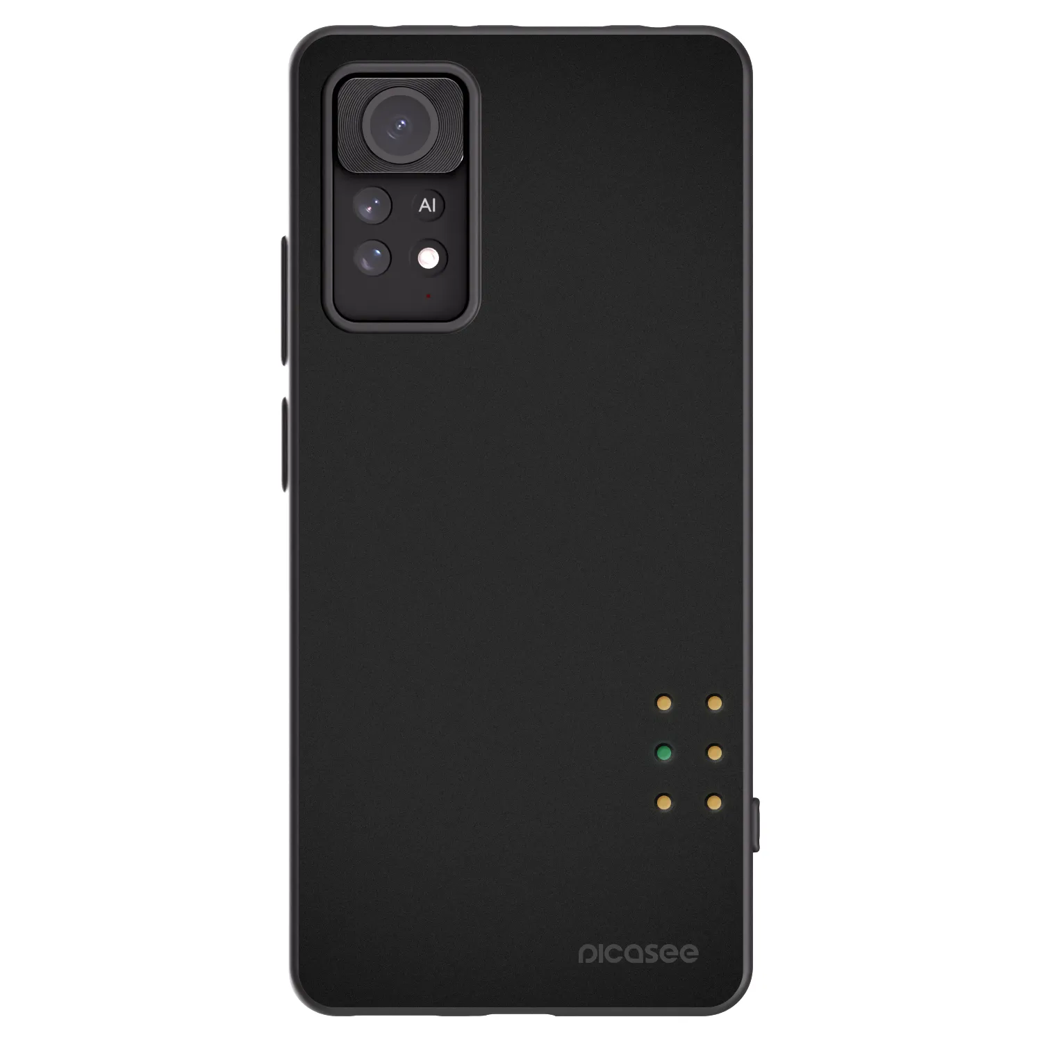 Picasee fekete szilikon tok az alábbi mobiltelefonokra Xiaomi Redmi Note 11 Pro 5G - Pulse