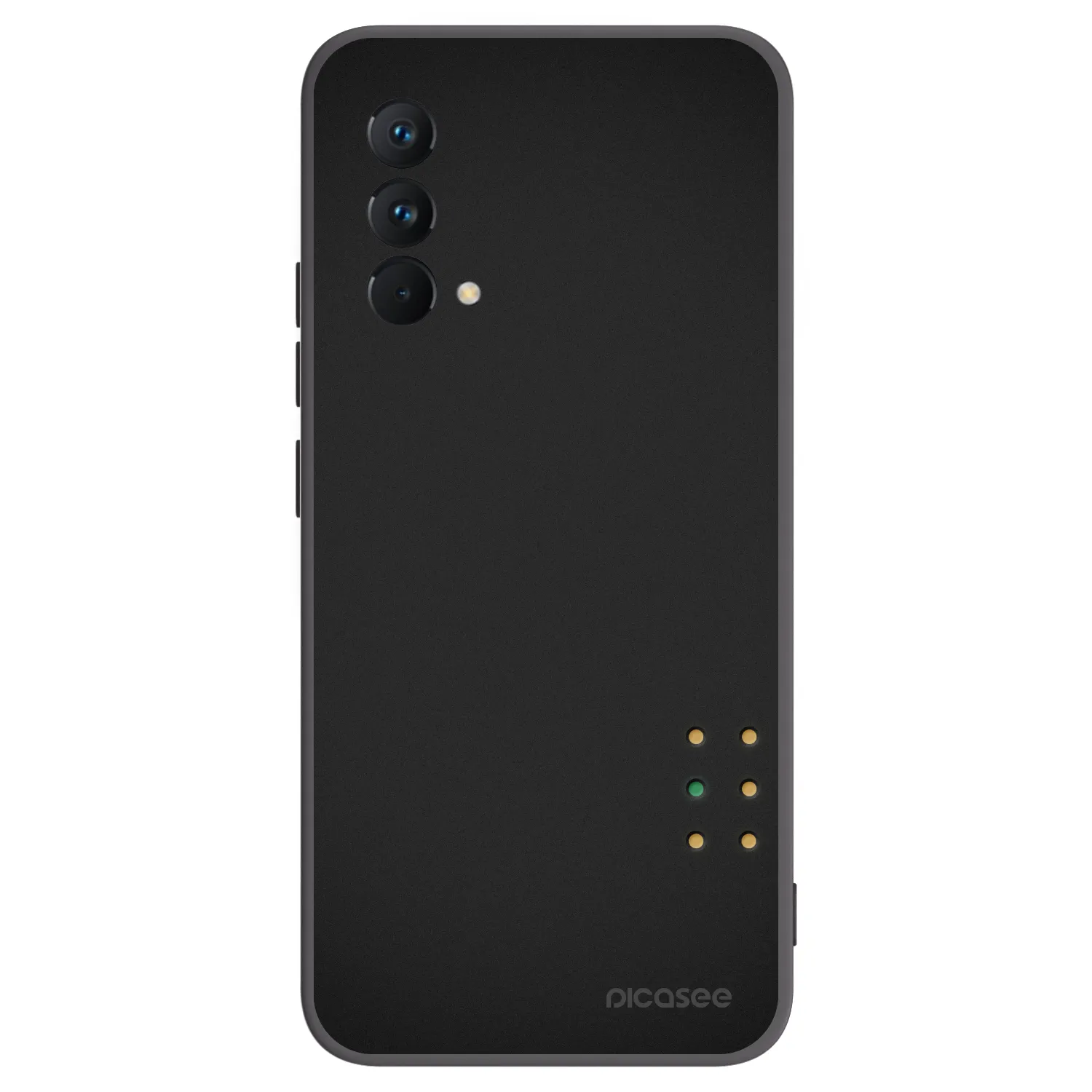 Picasee fekete szilikon tok az alábbi mobiltelefonokra Realme GT Master Edition 5G - Pulse